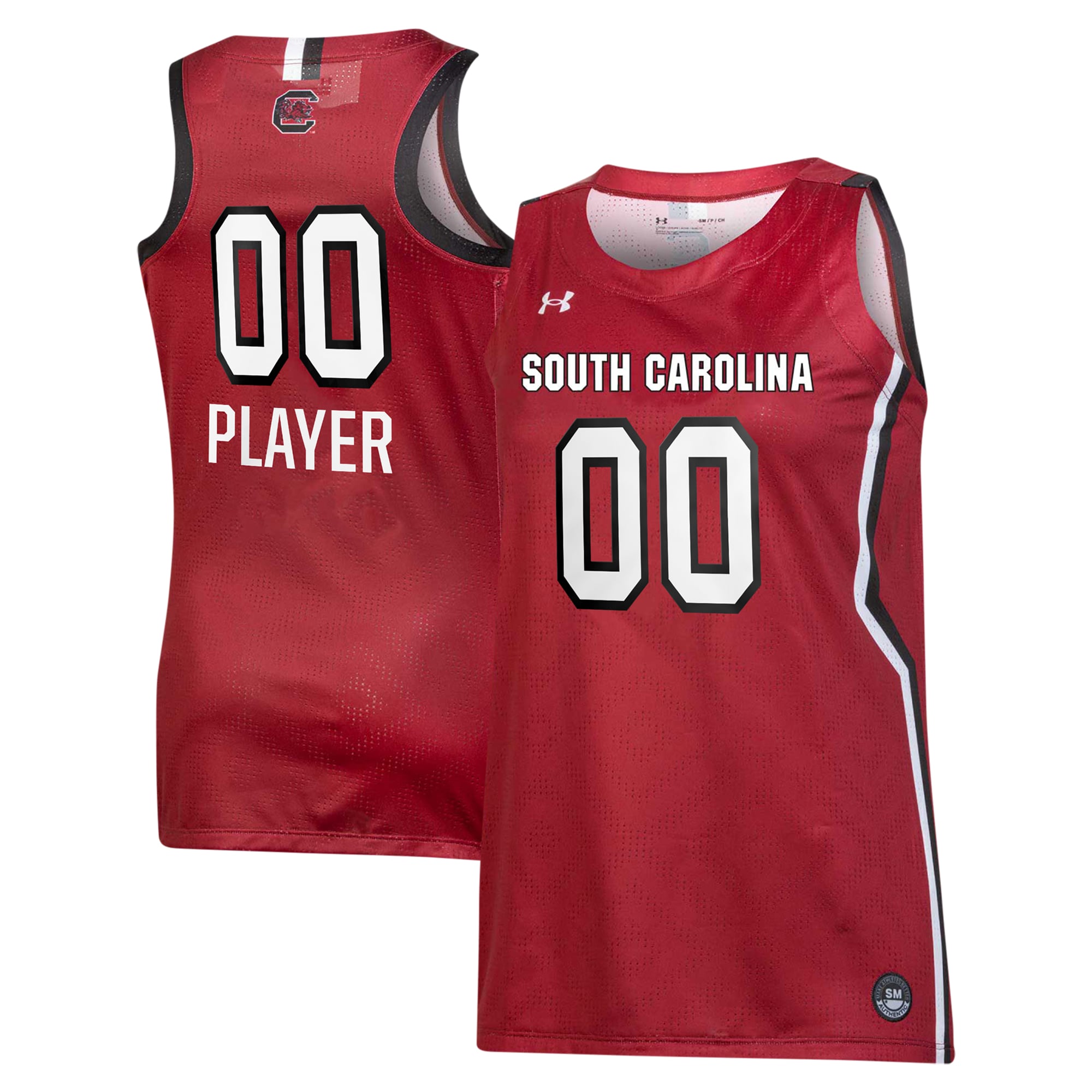 South Carolina Gamecocks Women's Women's Basketball Jersey Garnet - front and back view