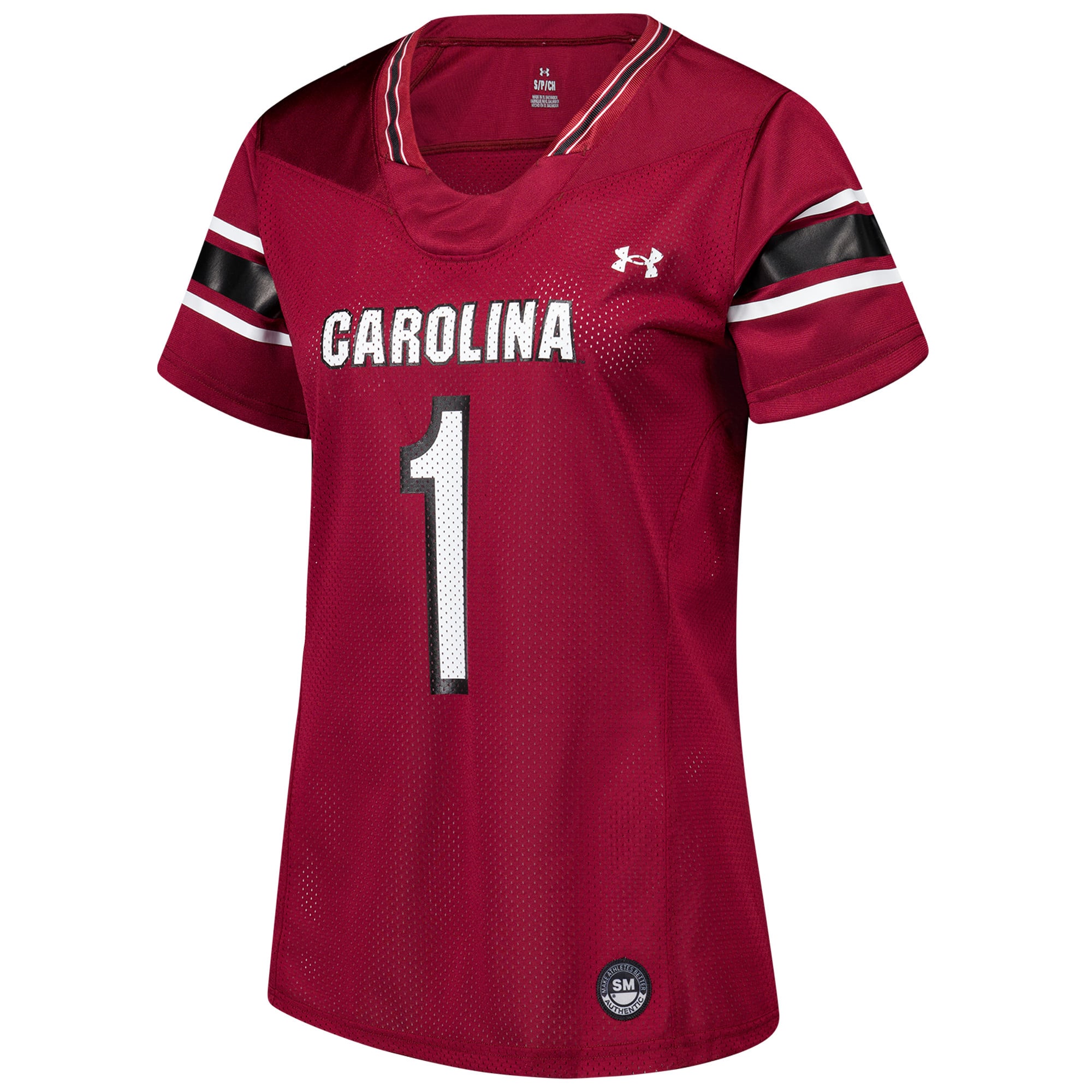 #1 South Carolina Gamecocks Women's Football Jersey Garnet - front view
