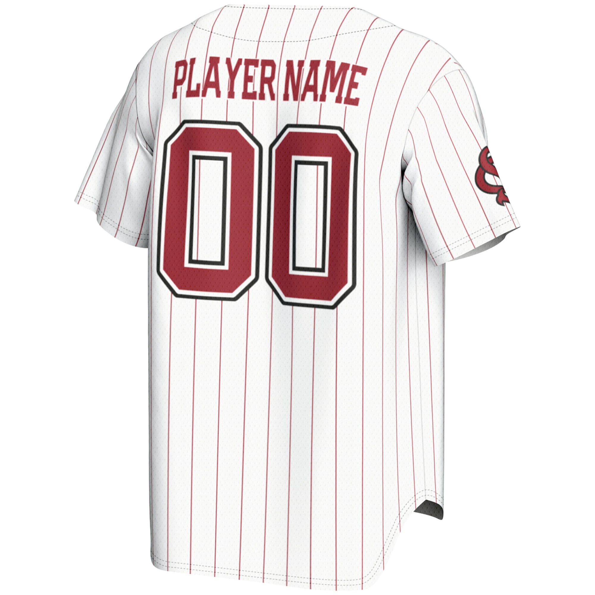 South Carolina Gamecocks Youth Baseball Lightweight Jersey White - back view