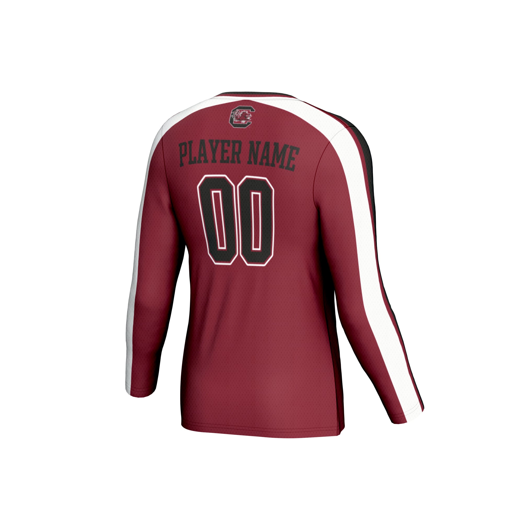 South Carolina Gamecocks Youth Collegiate Women's Volleyball Lightweight Fashion Jersey - back view