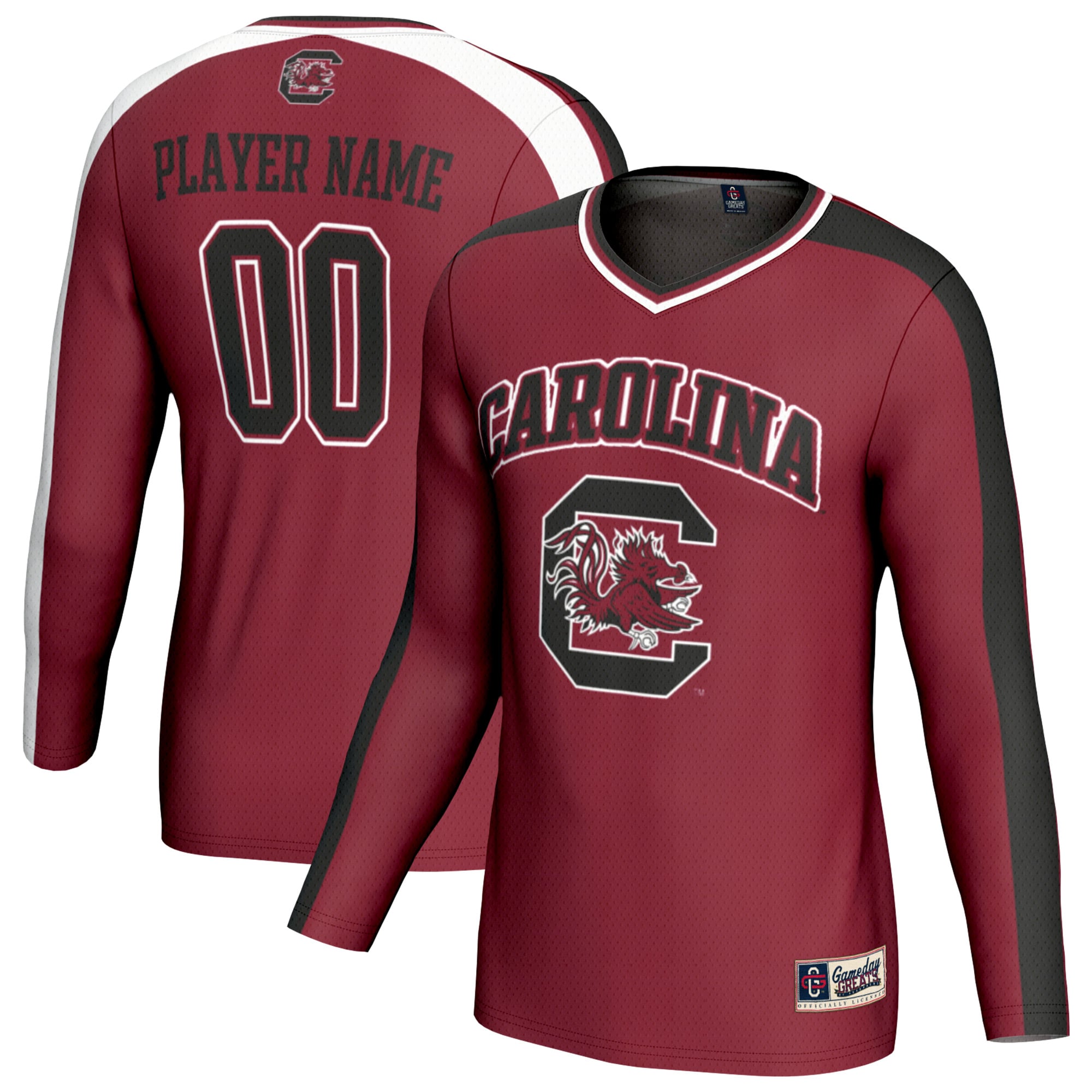 South Carolina Gamecocks Youth Collegiate Women's Volleyball Lightweight - front and back view