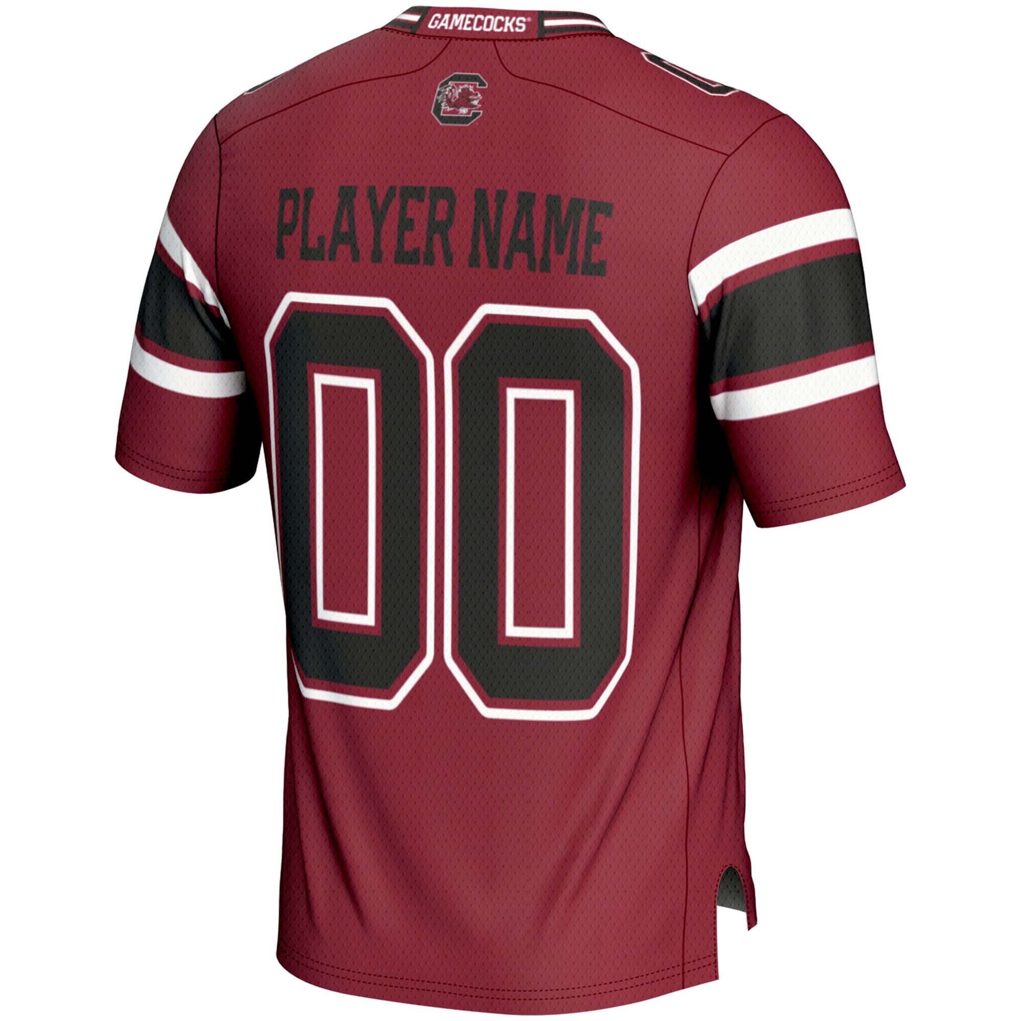 South Carolina Gamecocks Youth Football Jersey Garnet - back view