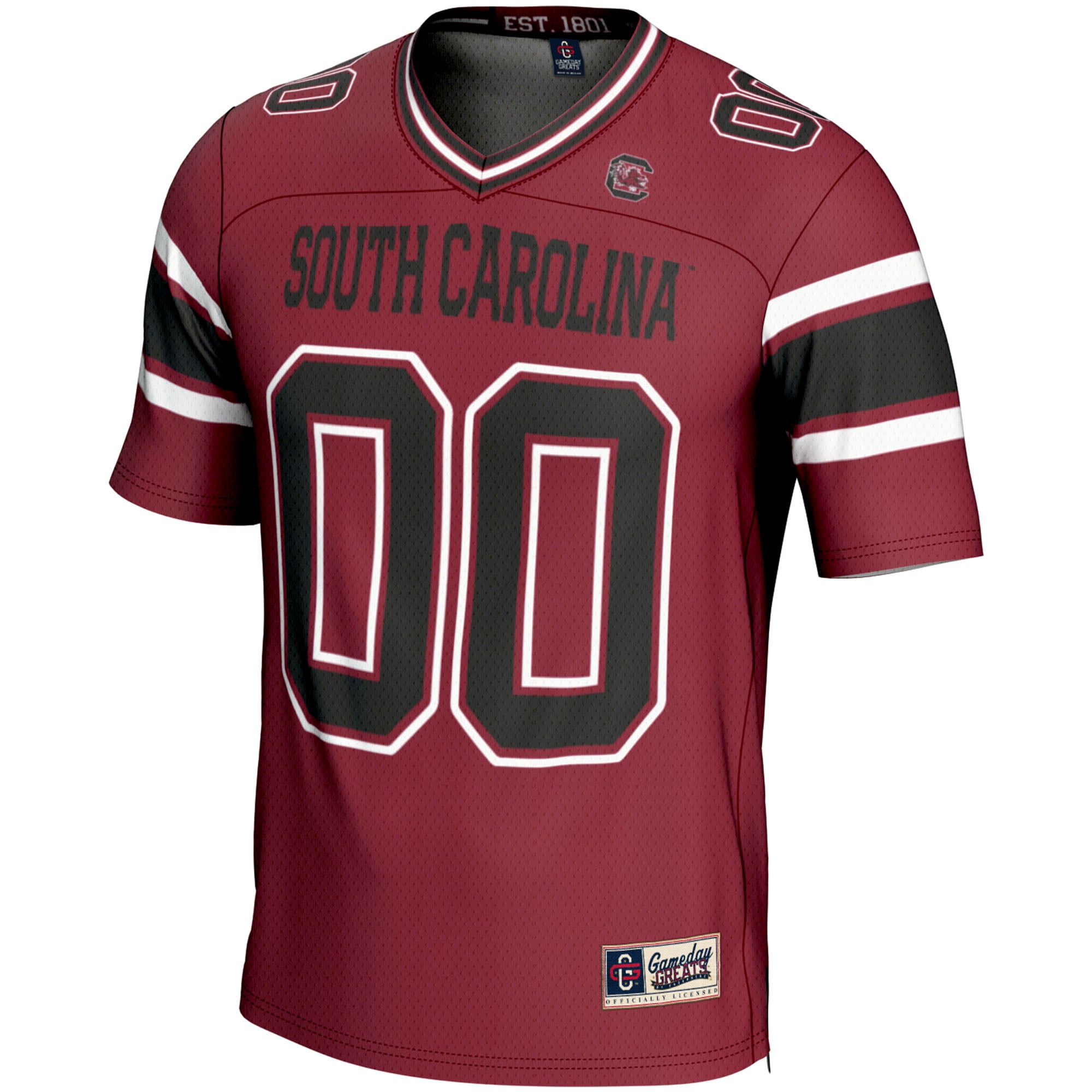 South Carolina Gamecocks Youth Football Jersey Garnet - front view