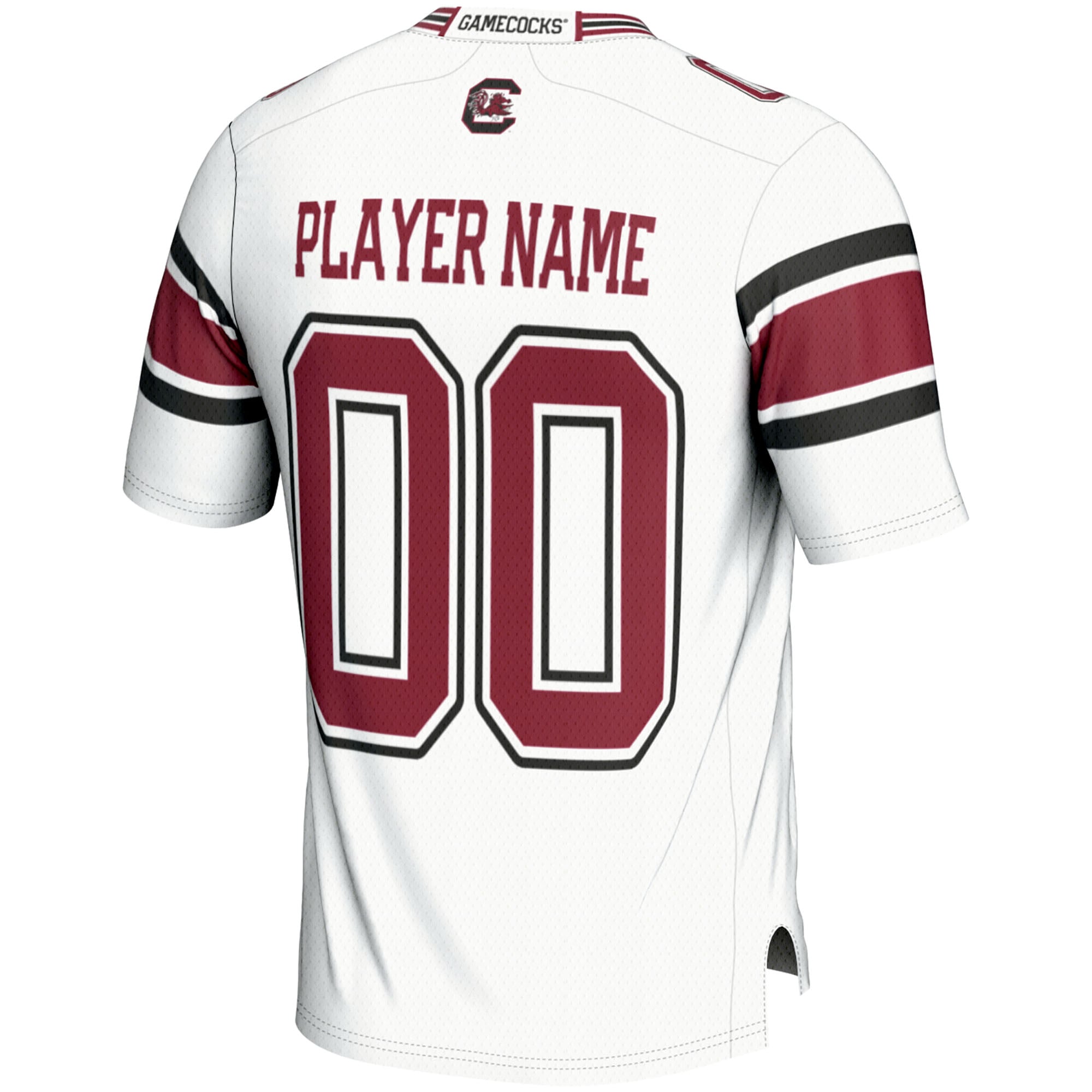 South Carolina Gamecocks Youth Football Jersey White - back view