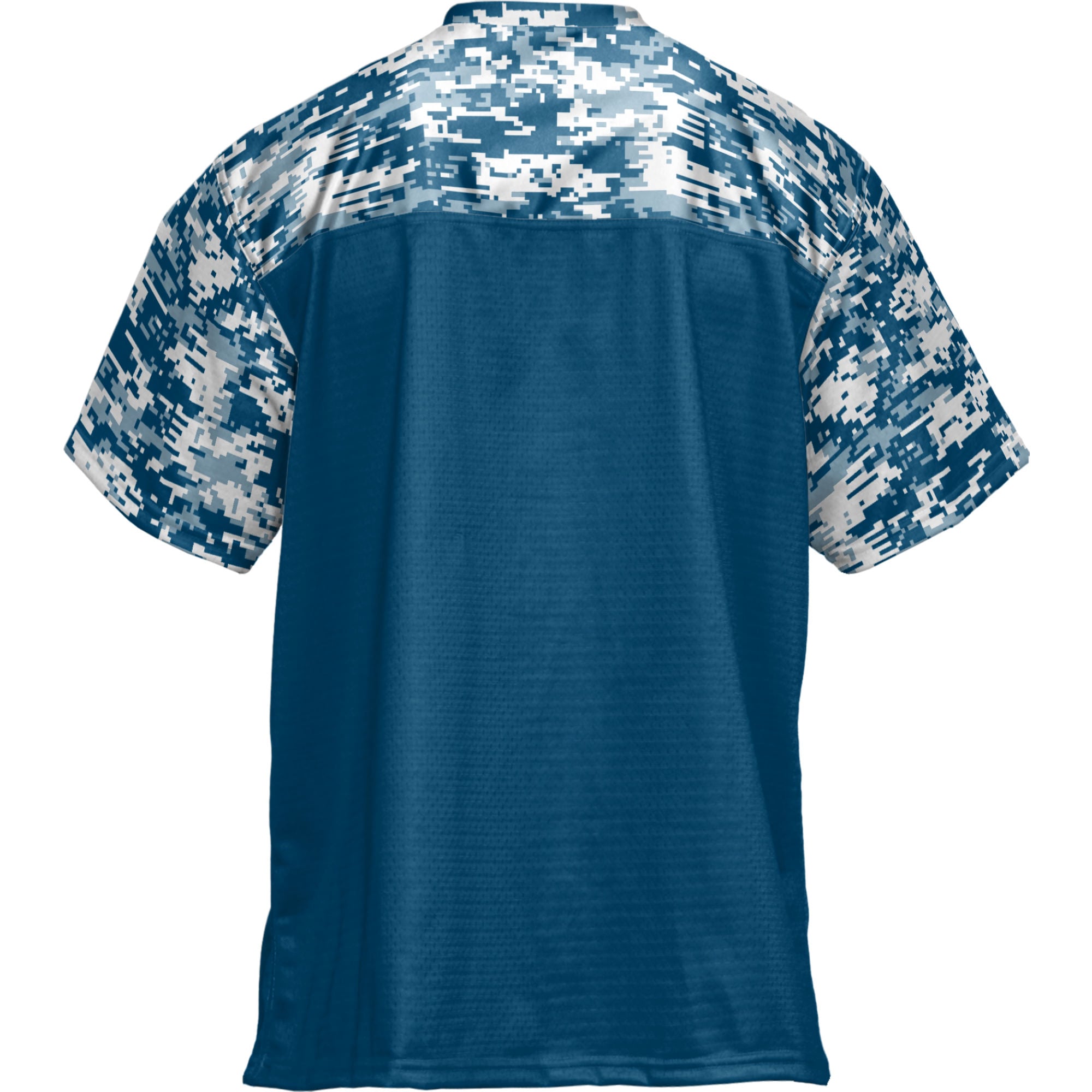 Southern West Virginia Community and Technical College Football Jersey Blue - back view
