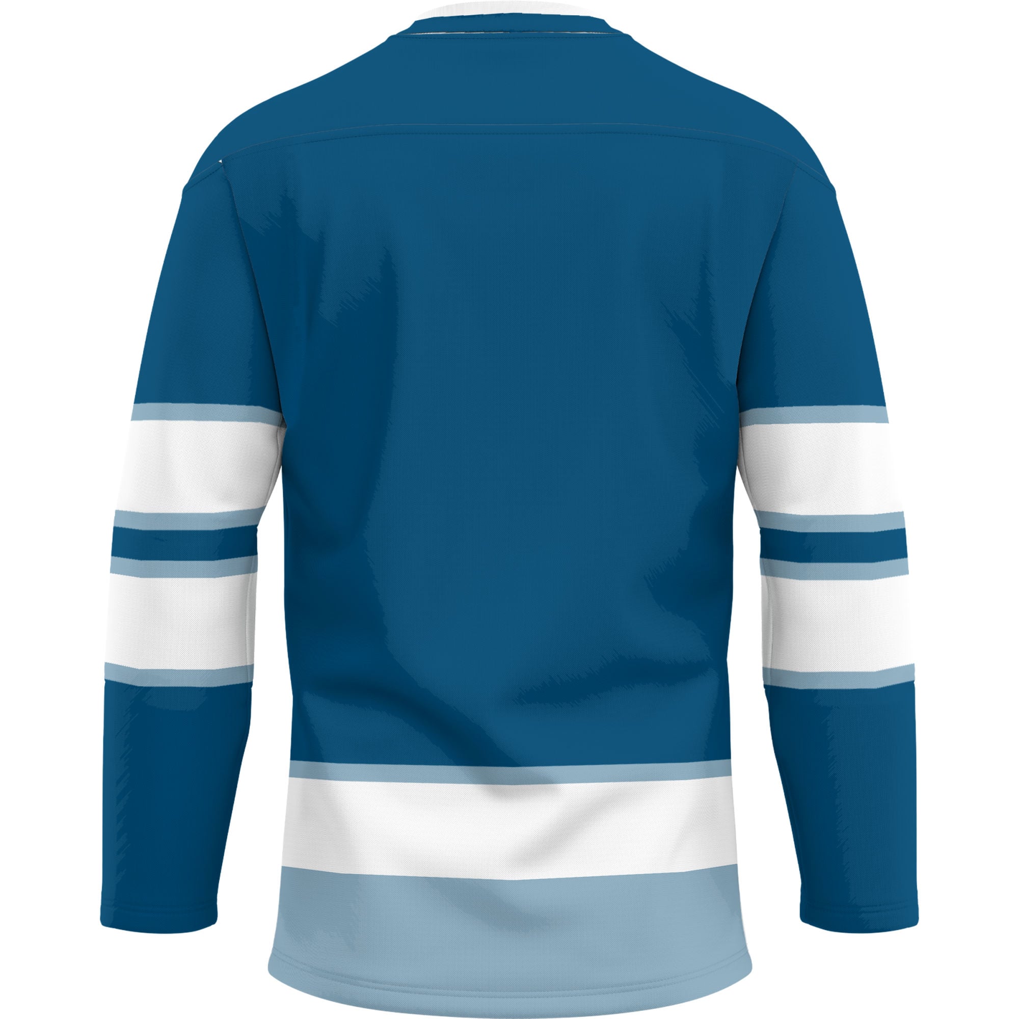 Southern West Virginia Community and Technical College Hockey Jersey Blue - back view