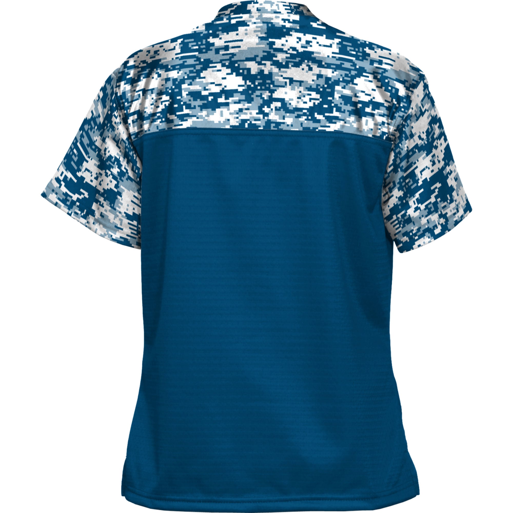 Southern West Virginia Community and Technical College Women's Football Jersey Blue - back view