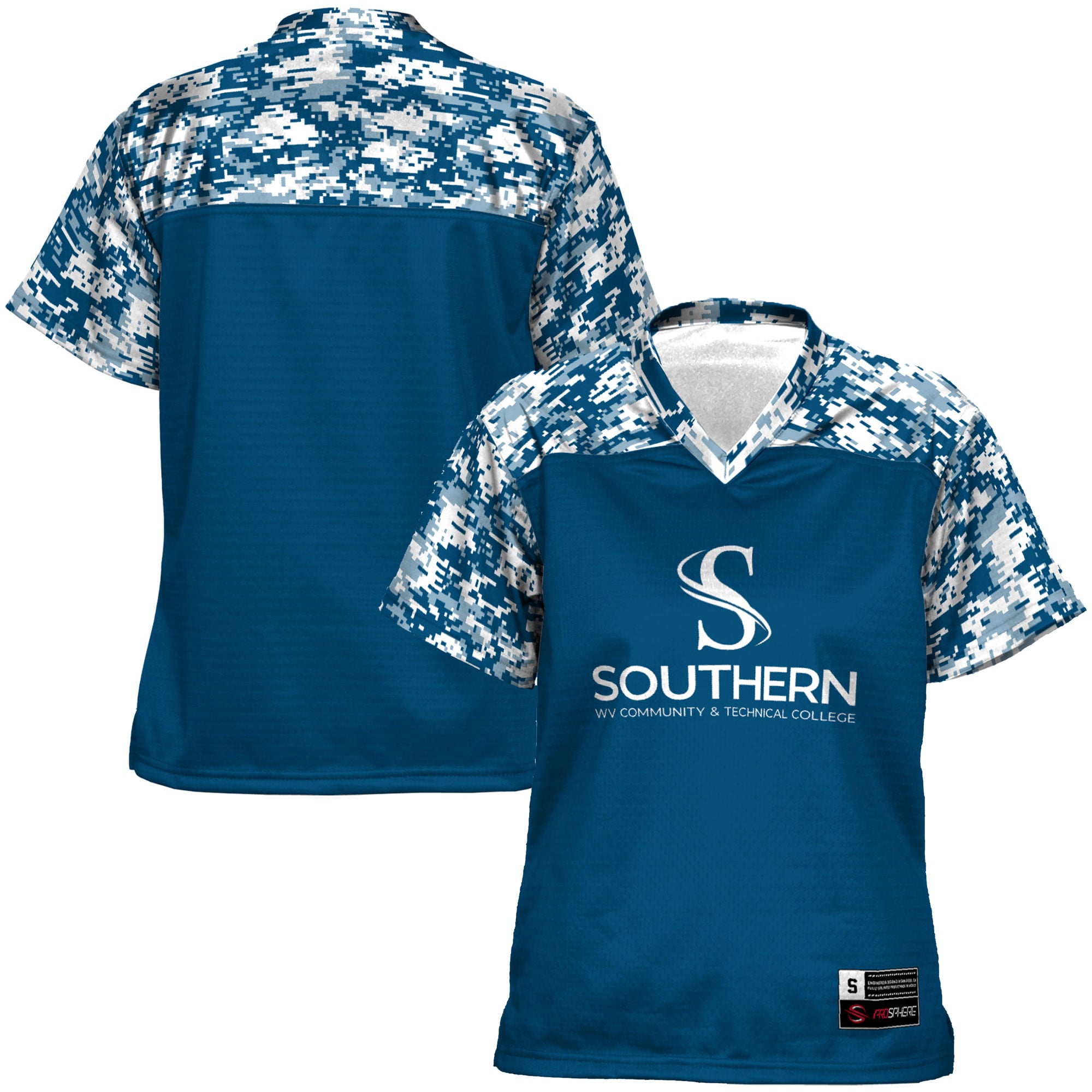 Southern West Virginia Community and Technical College Women's Football - front and back view