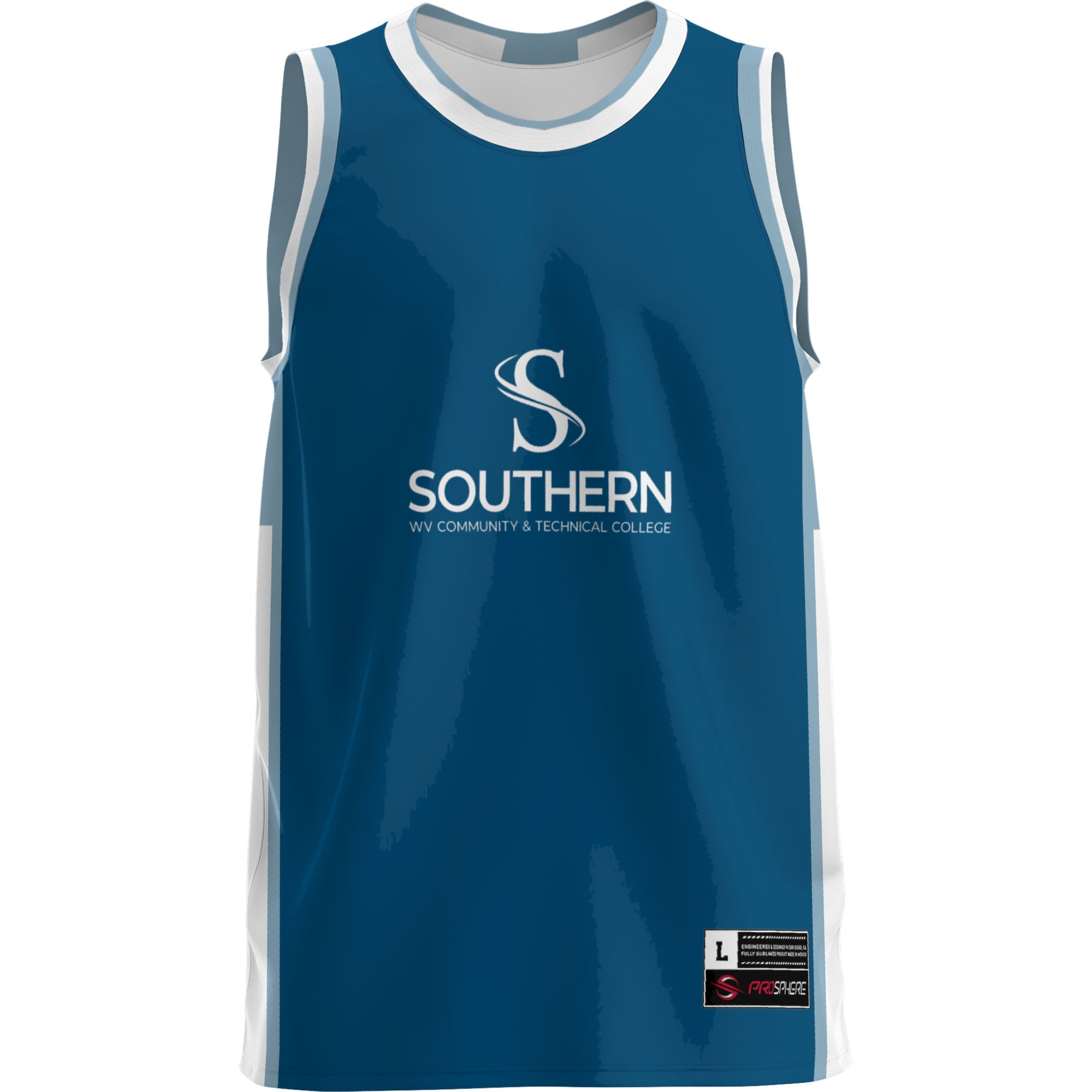 Southern West Virginia Community and Technical College Youth Lightweight Basketball - front view