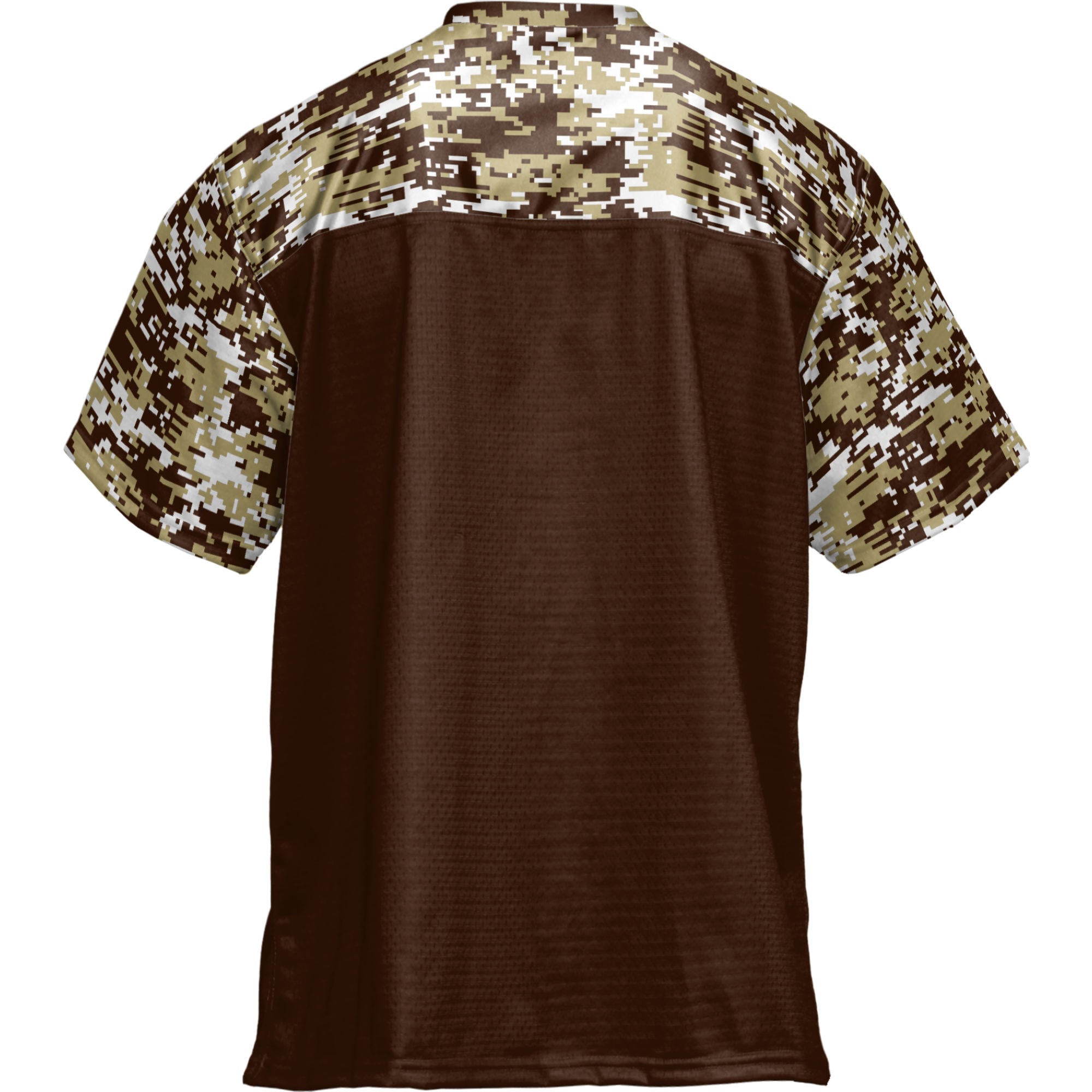 Southwest Minnesota State Mustangs Football Jersey Blue - back view