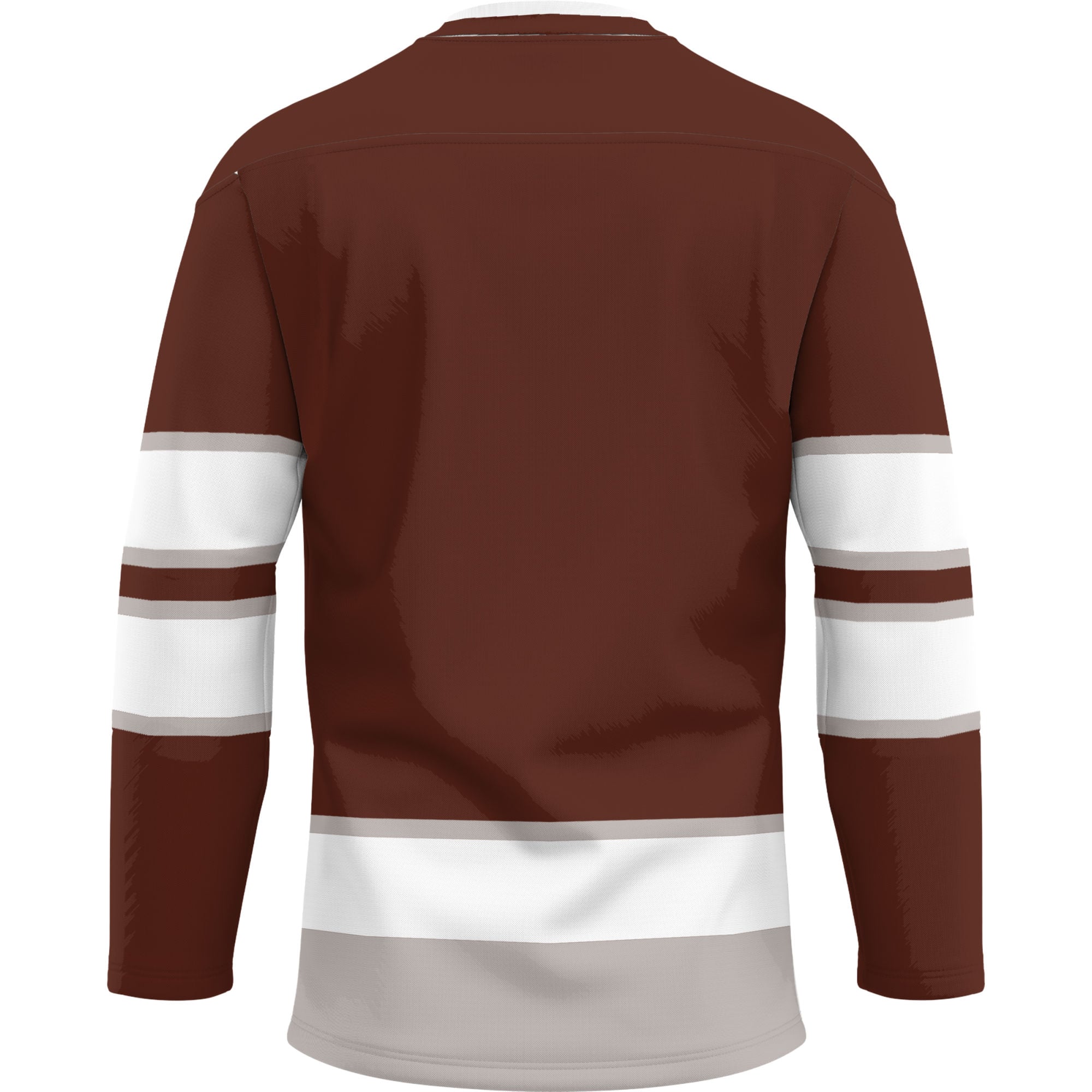 St. Bonaventure Bonnies Hockey Jersey Brown - back view