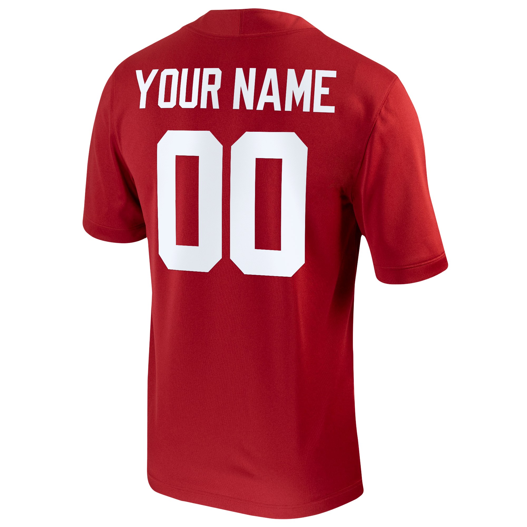 Stanford Cardinal Football Custom Jersey Cardinal - back view