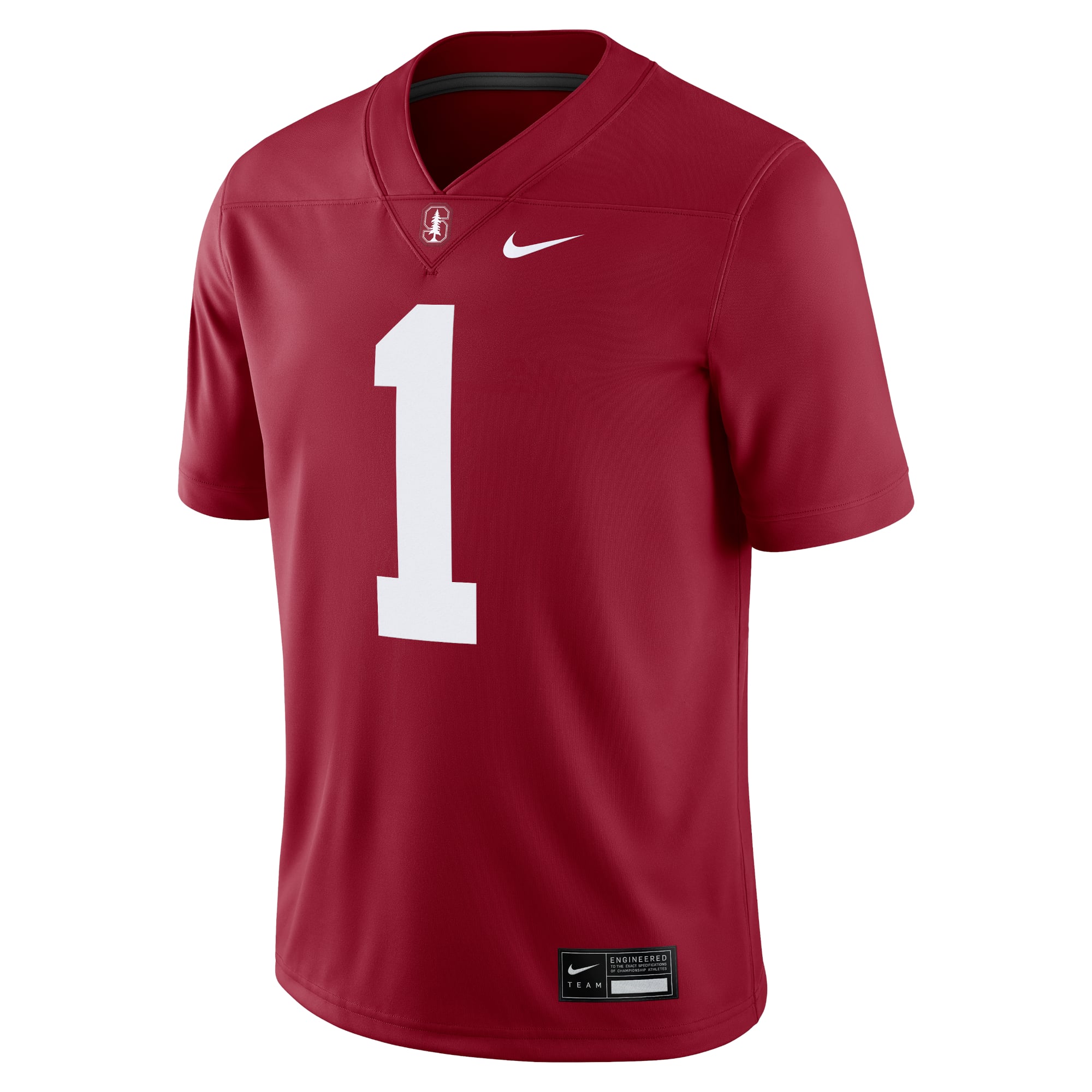 #1 Stanford Cardinal Jersey Cardinal - front view
