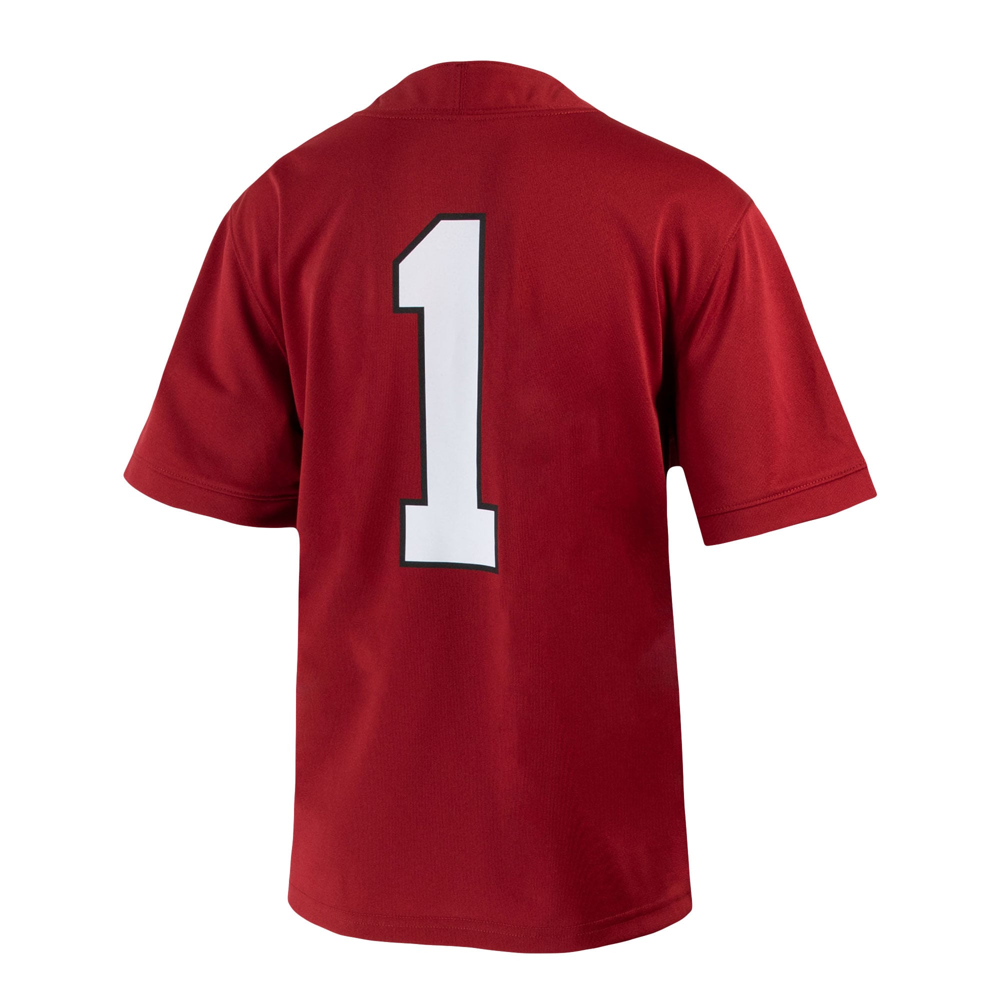 #1 Stanford Cardinal Youth Home Jersey Cardinal - back view