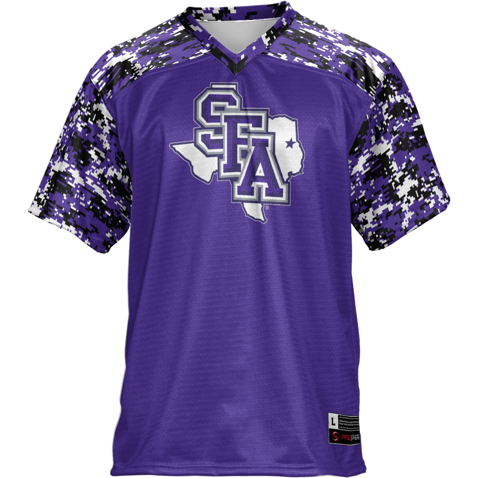 Stephen F Austin Lumberjacks Football Jersey Purple - front view