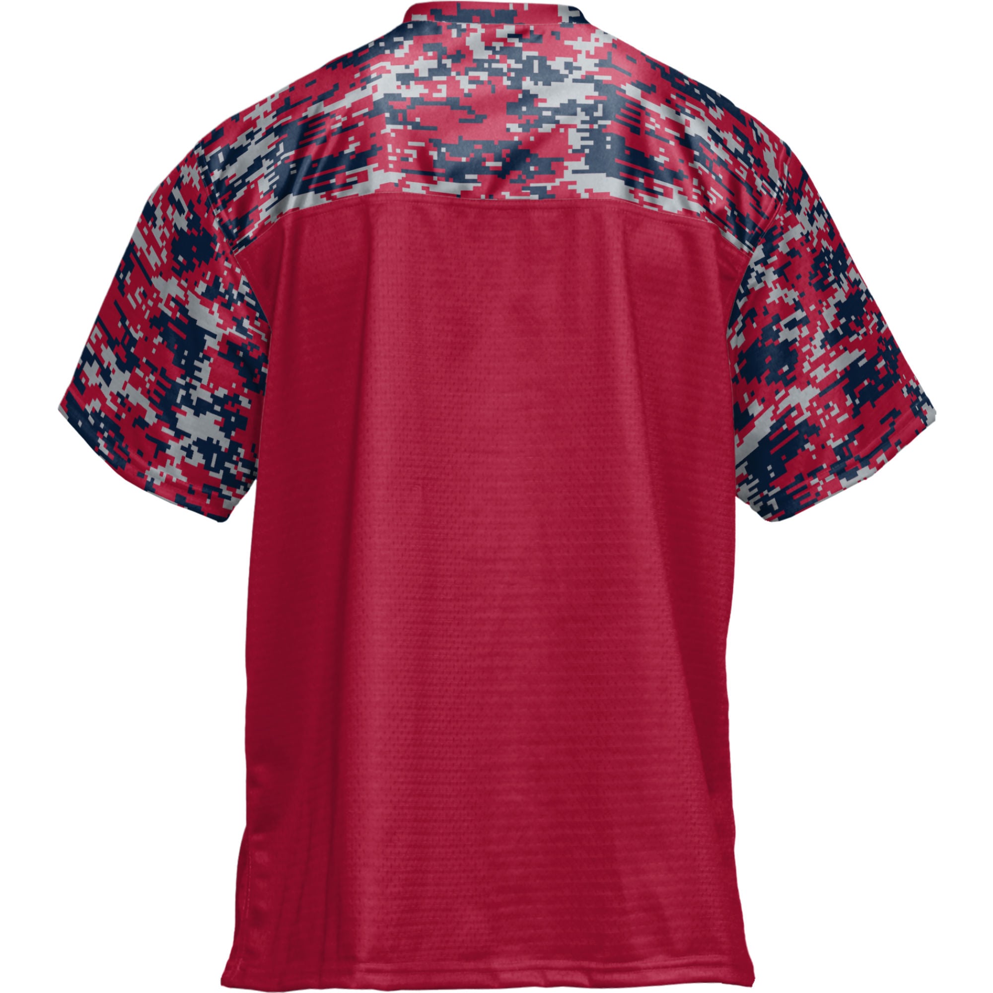 Stony Brook Seawolves Football Jersey Red - back view