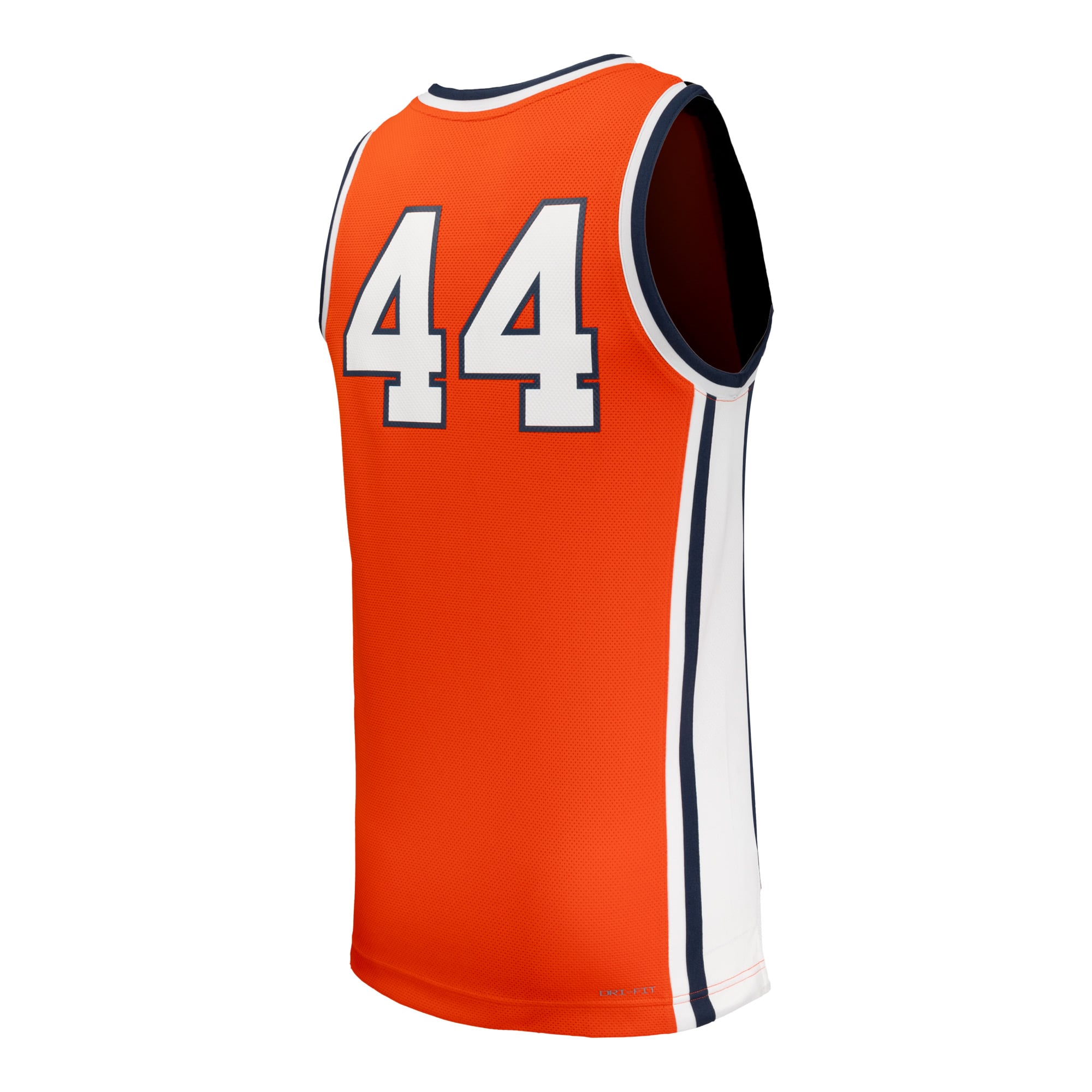 #44 Syracuse Orange Basketball Jersey Orange - back view