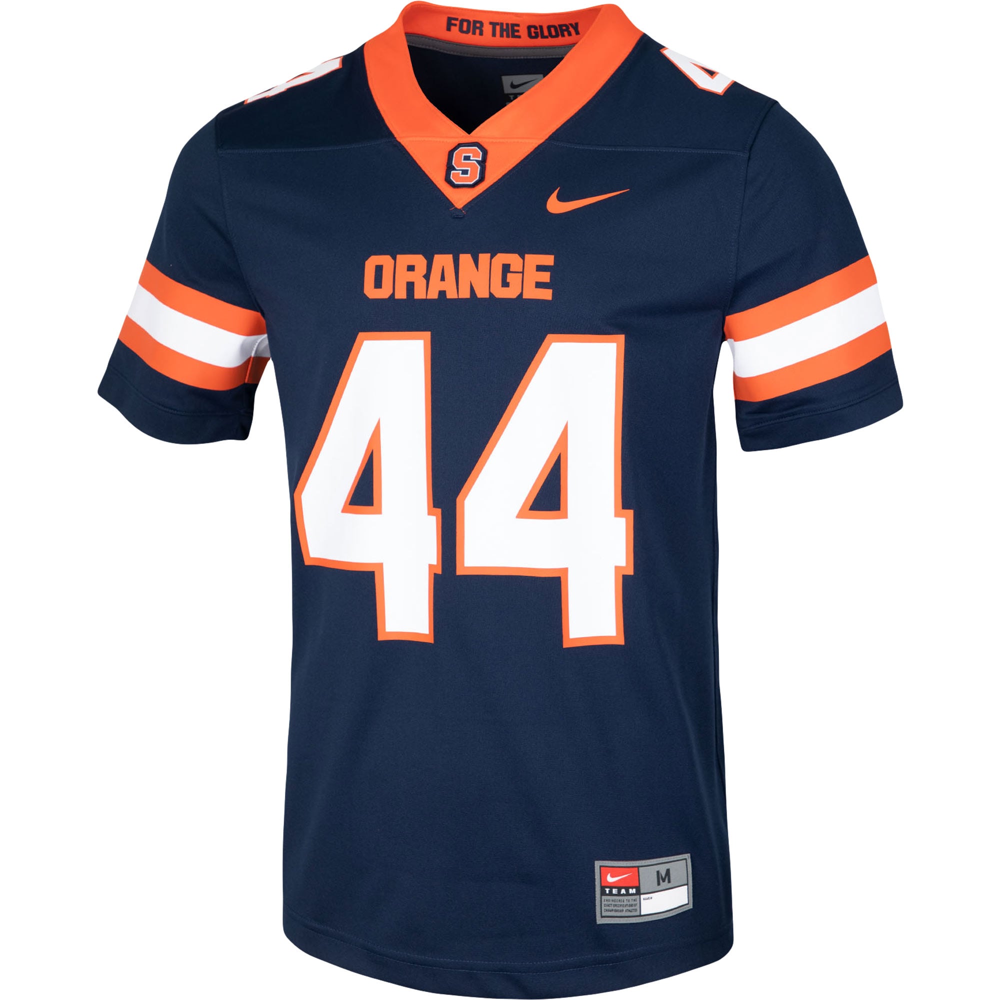 #44 Syracuse Orange Football Jersey Navy - front view