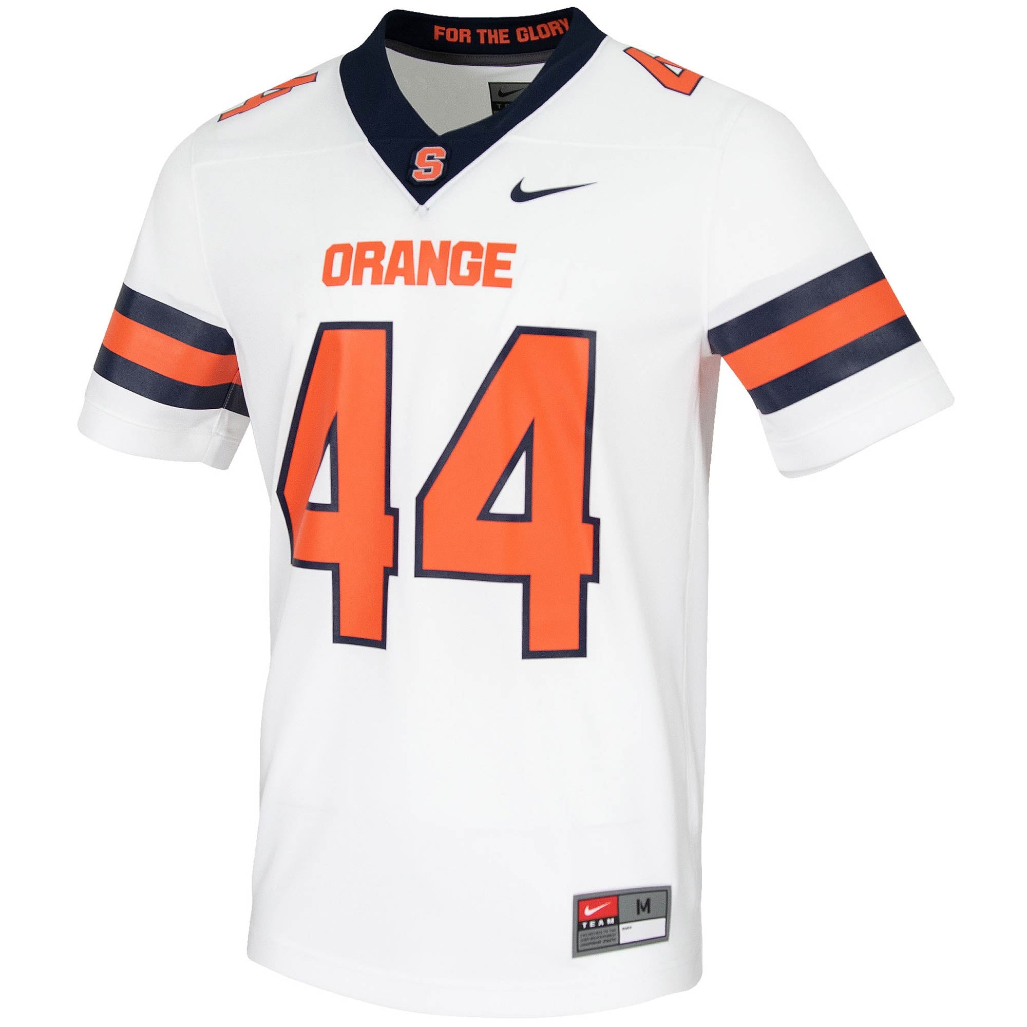 #44 Syracuse Orange Jersey White - front view