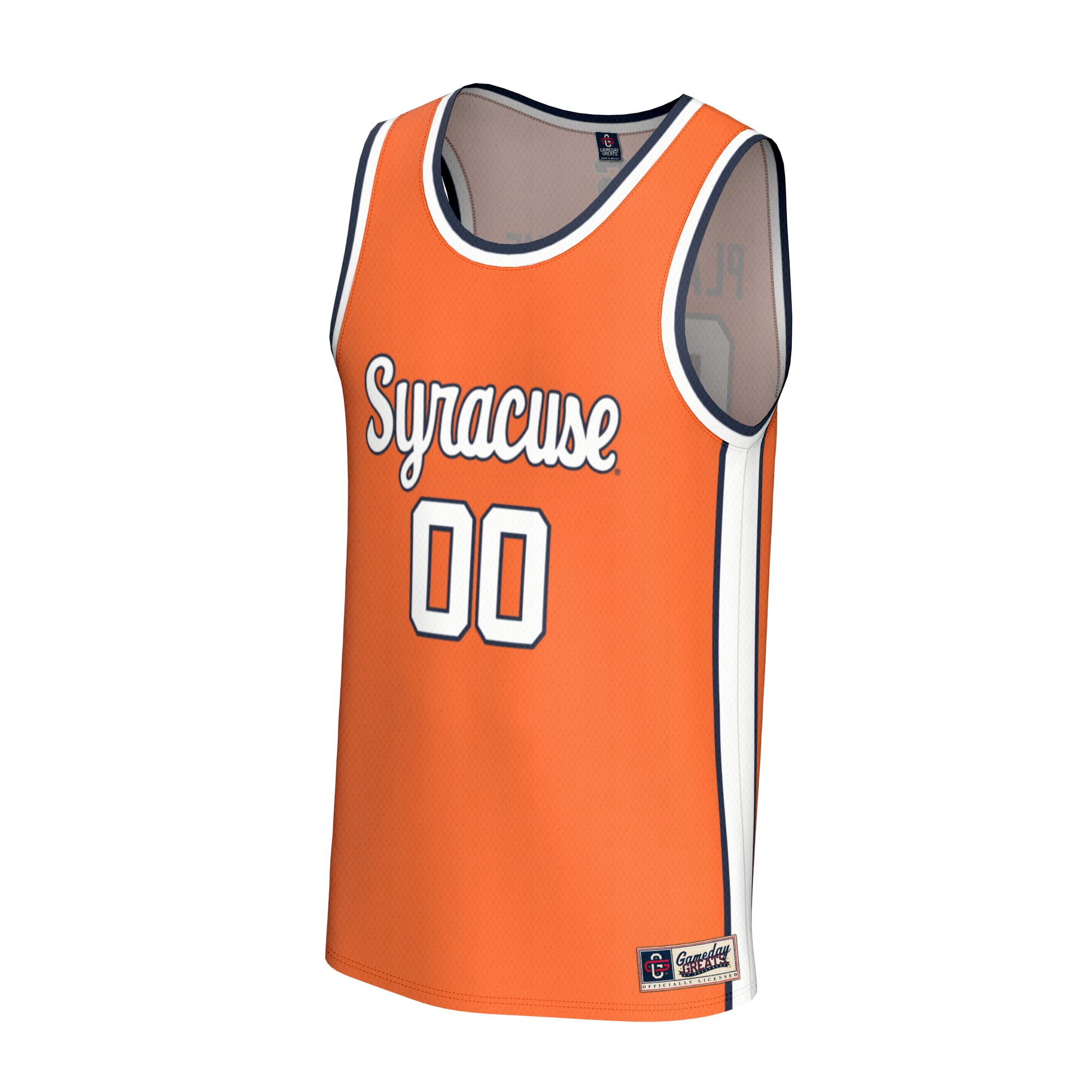 Syracuse Orange Unisex Men's Basketball Lightweight Jersey Orange - front view