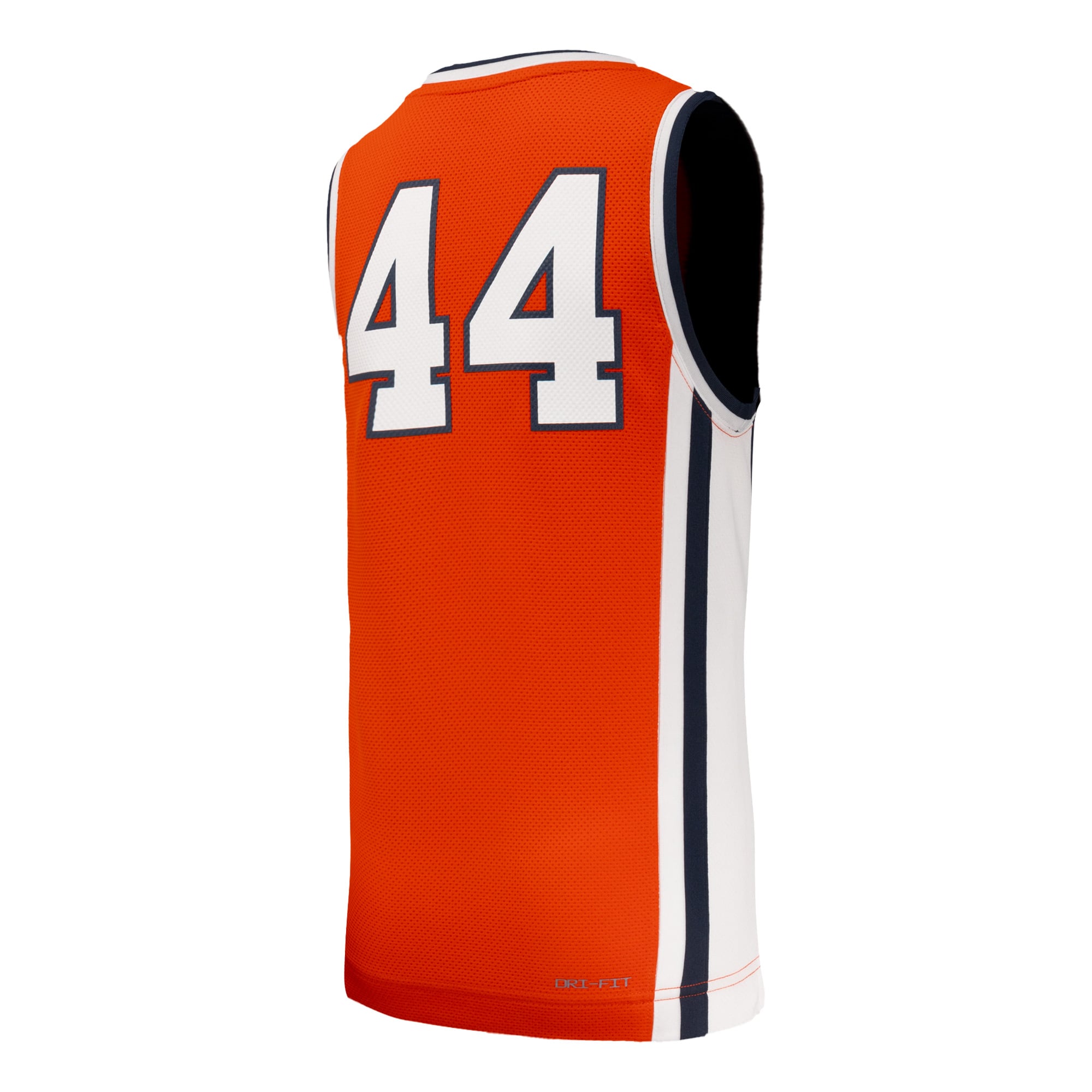 #44 Syracuse Orange Youth Basketball Jersey Orange - back view