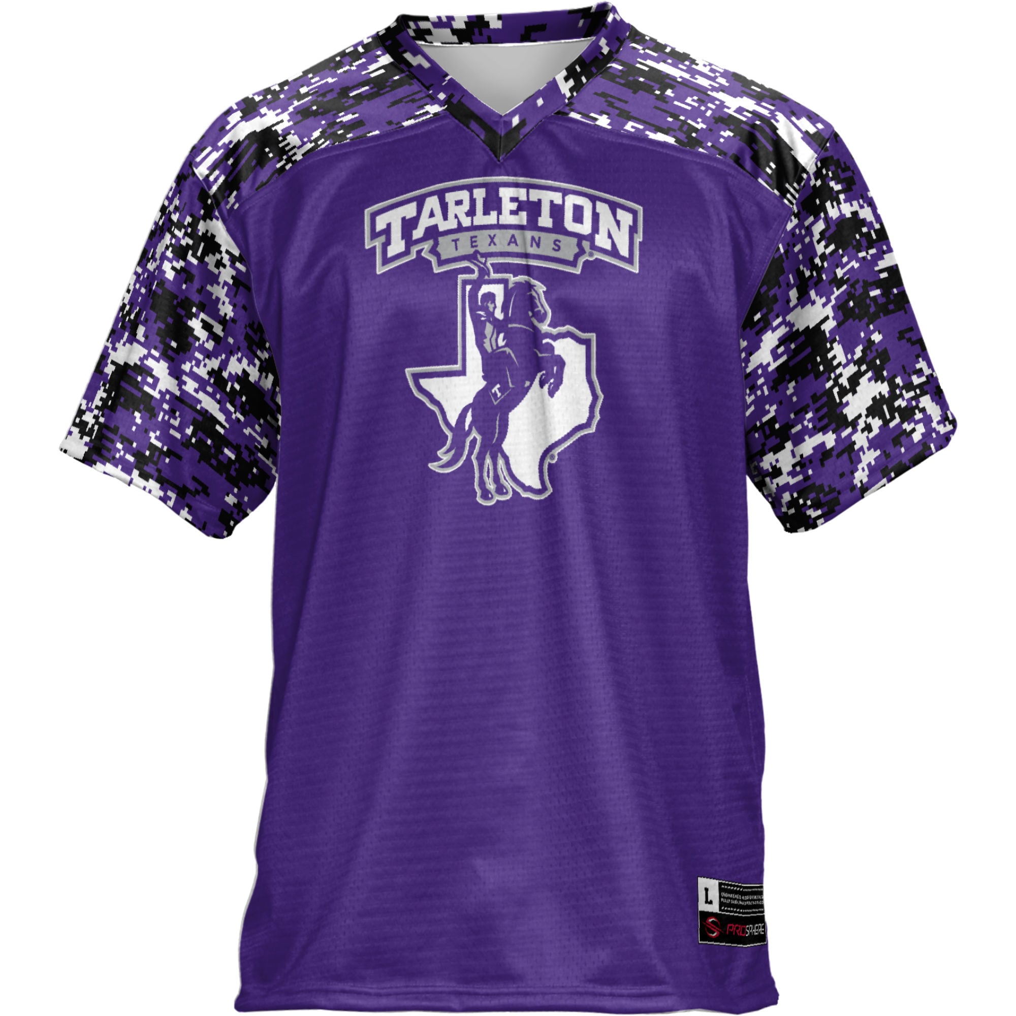 Tarleton State Texans Football Jersey Purple - front view