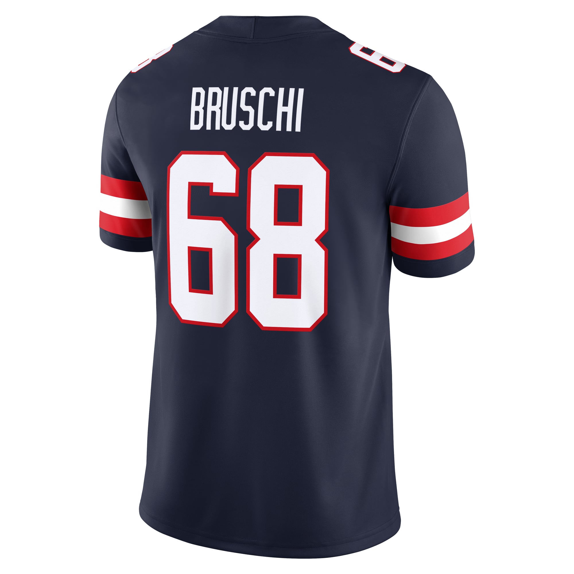 Tedy Bruschi Arizona Wildcats Home Jersey Navy - back view