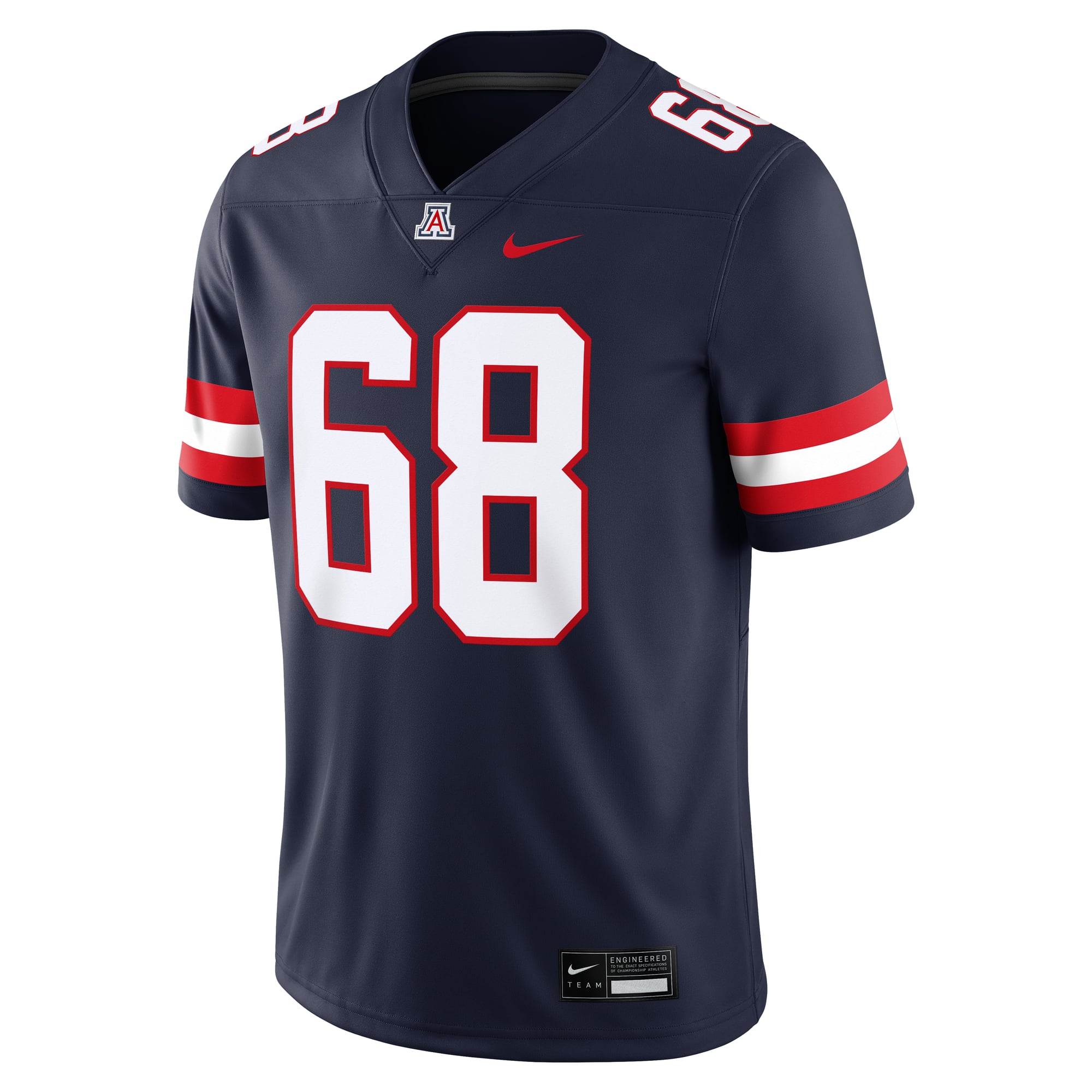Tedy Bruschi Arizona Wildcats Home Jersey Navy - front view