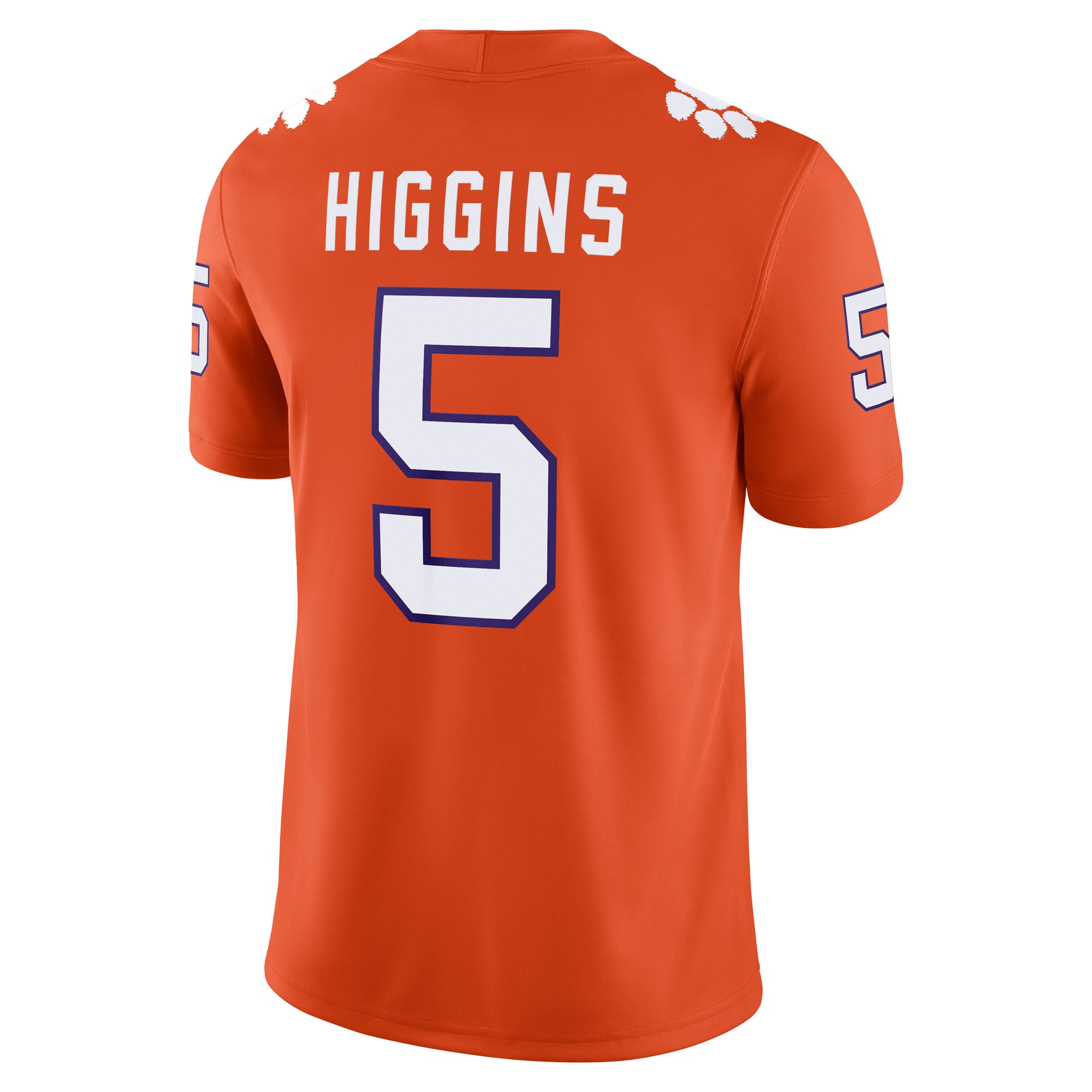 Tee Higgins Clemson Tigers Player Jersey Orange - back view