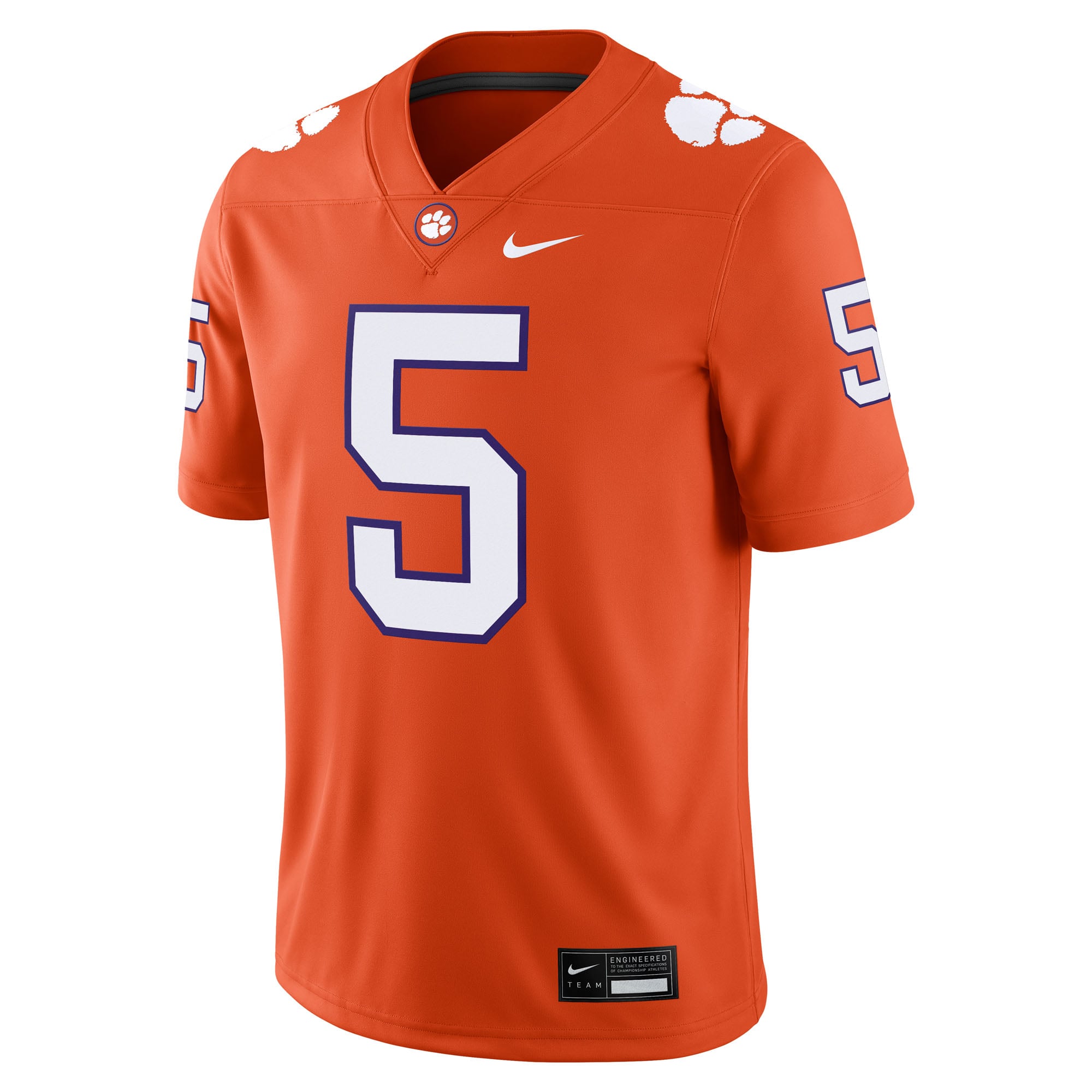 Tee Higgins Clemson Tigers Player Jersey Orange - front view