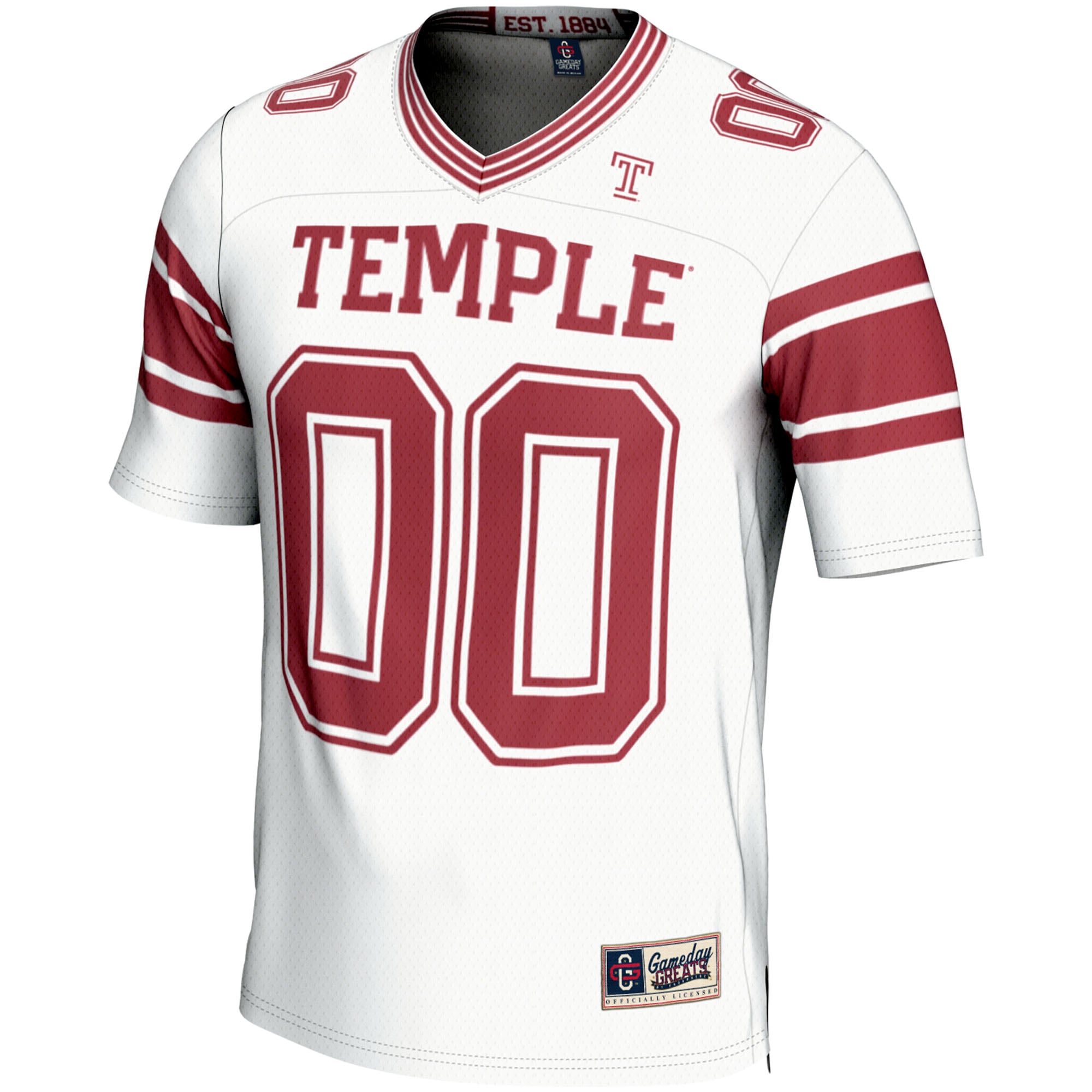 Temple Owls Football Jersey White - front view