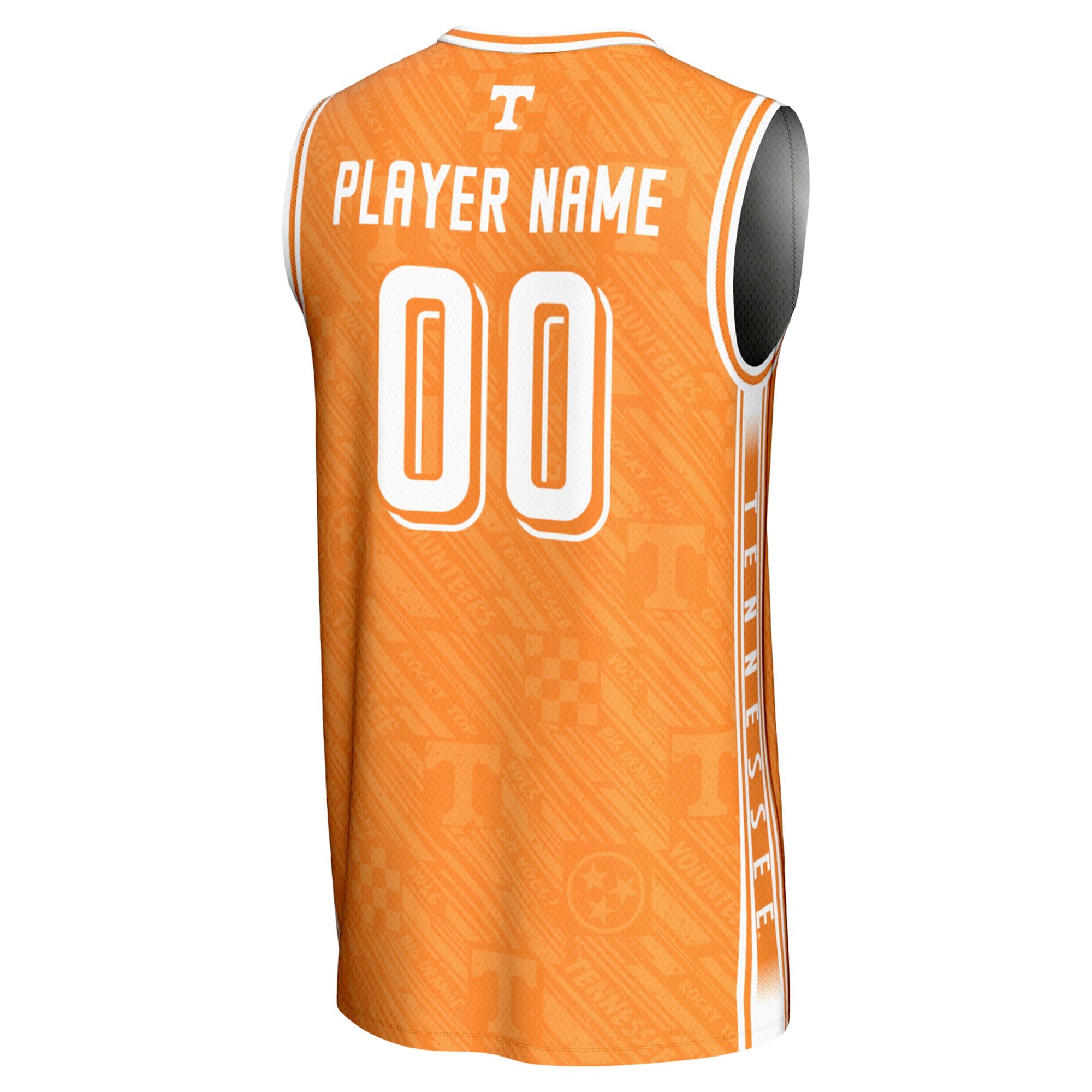 Tennessee Lady Vols Unisex Women's Basketball Lightweight Highlight Print Jersey - back view