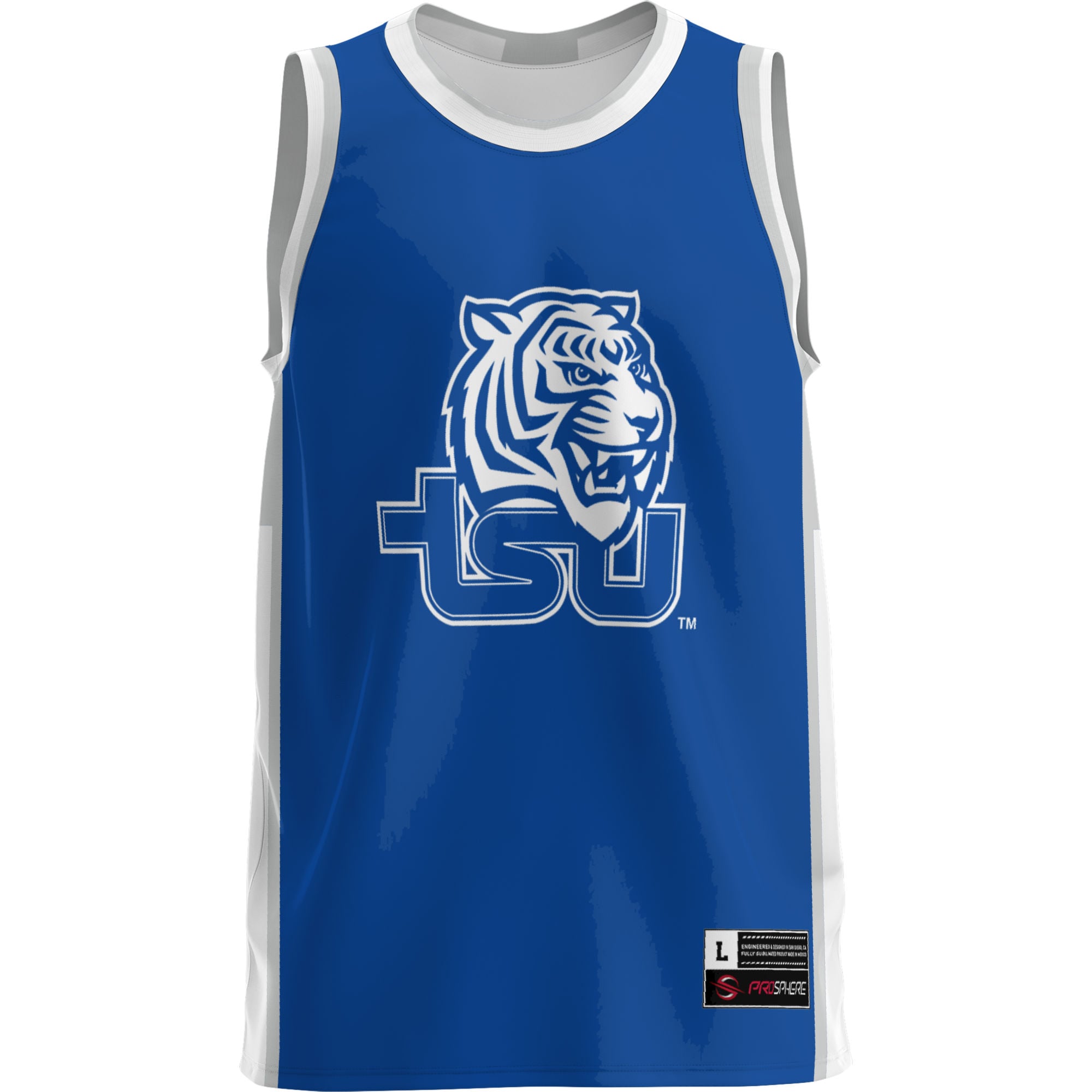 Tennessee State Tigers Lightweight Basketball Jersey Blue - front view