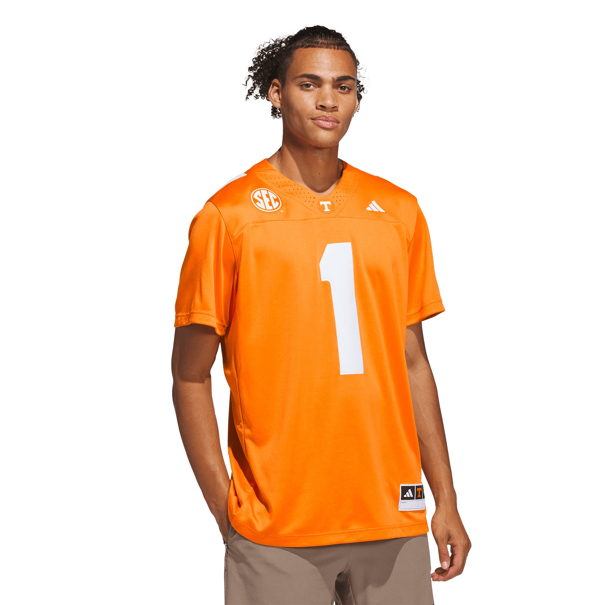 Tennessee Volunteers Home Jersey Tennessee Orange - front and back view