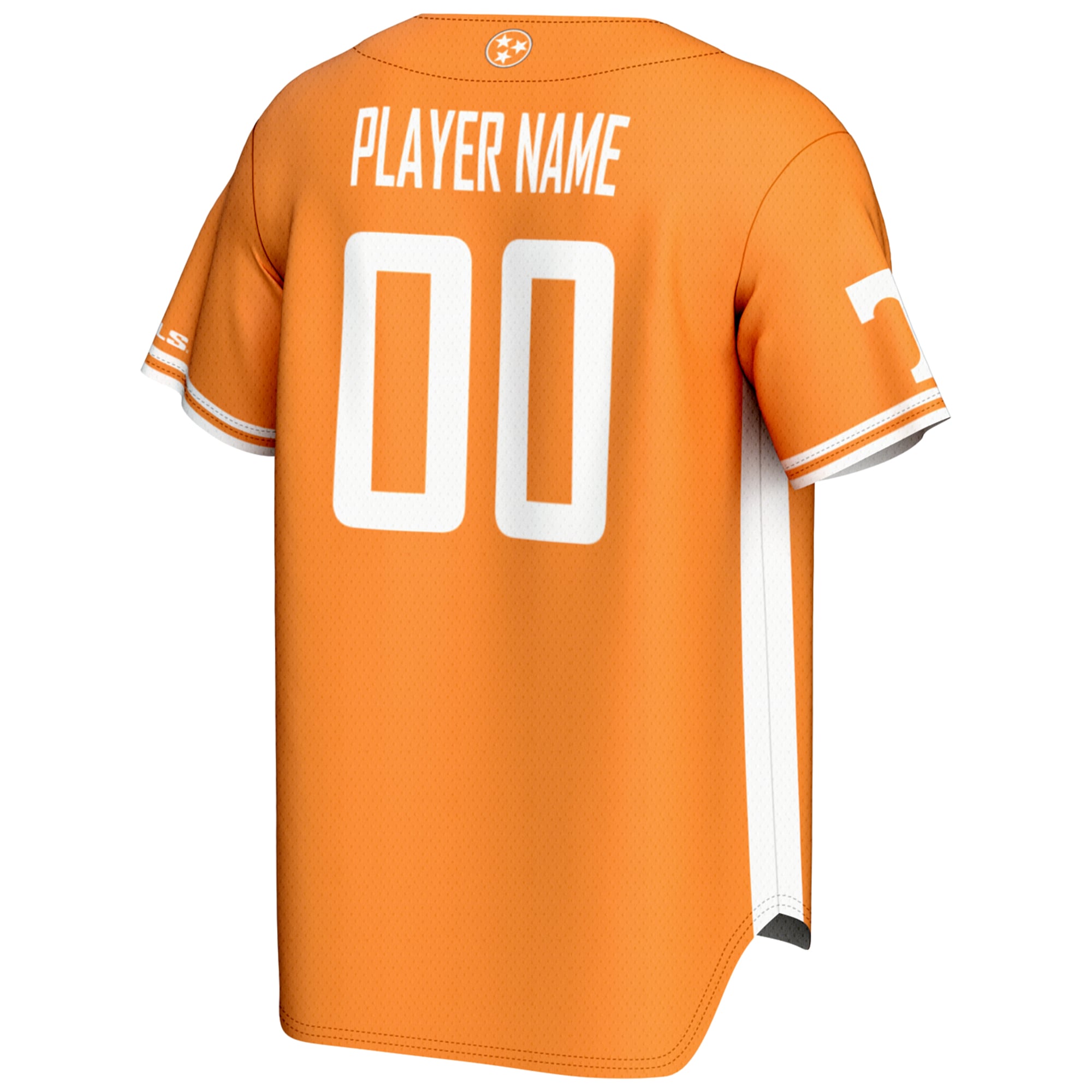 Tennessee Volunteers Lightweight Baseball Jersey Tennessee Orange - back view