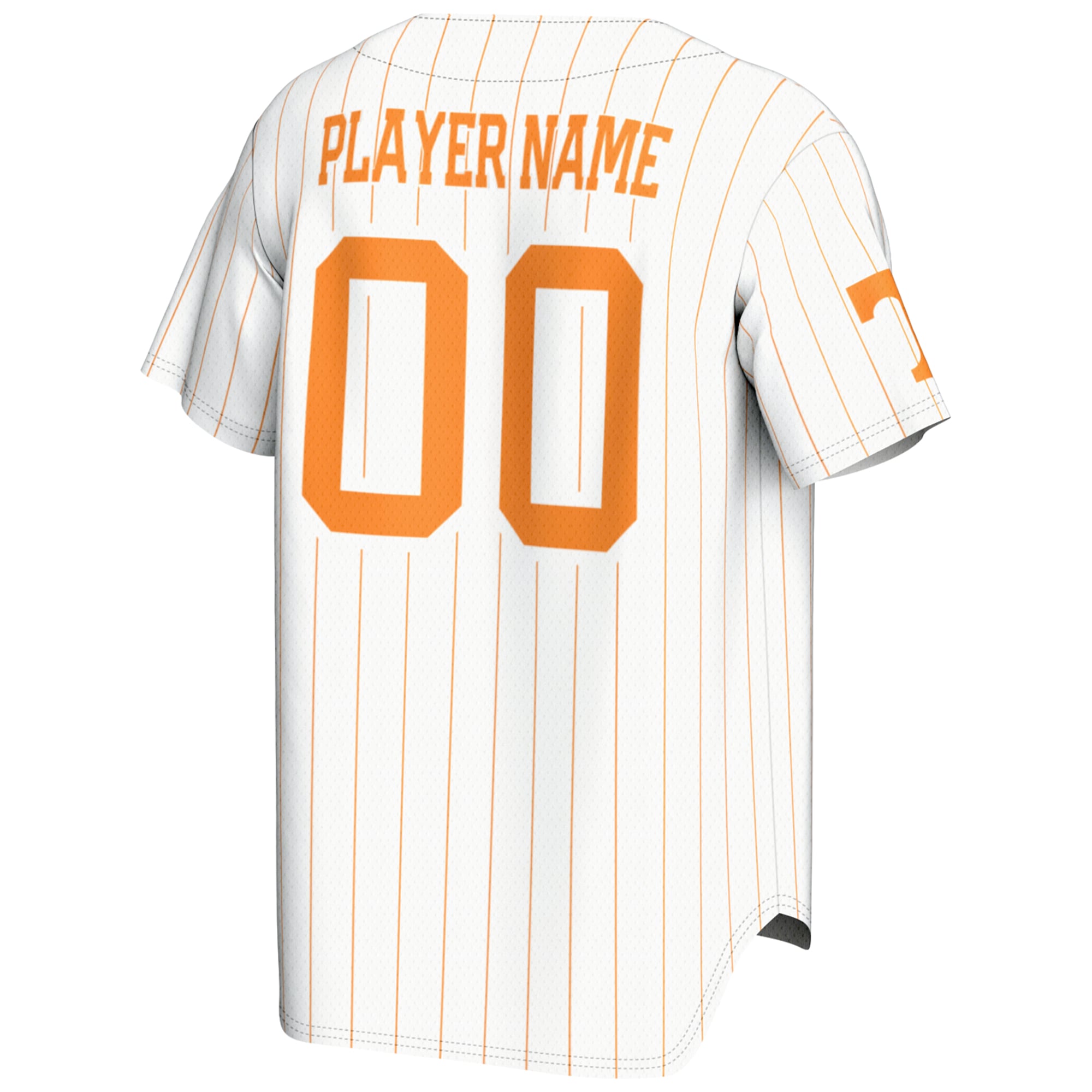 Tennessee Volunteers Lightweight Baseball Jersey White - back view
