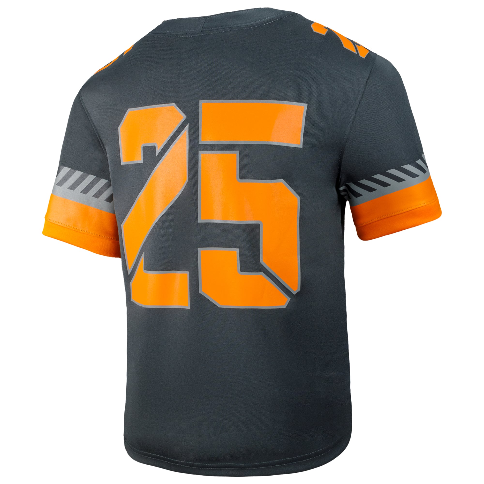 #25 Tennessee Volunteers Toddler Alternate Jersey Anthracite - back view