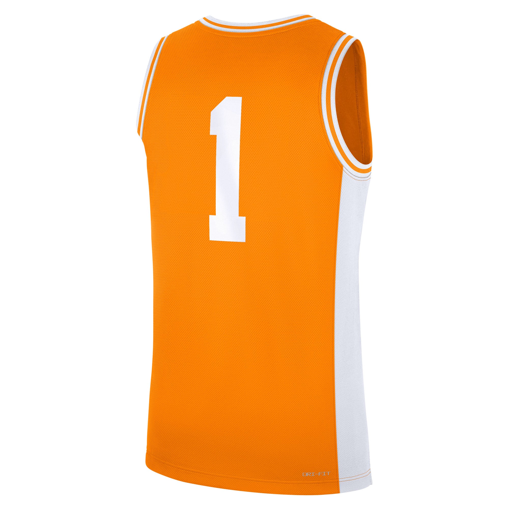 #1 Tennessee Volunteers Road Jersey Tennessee Orange - back view