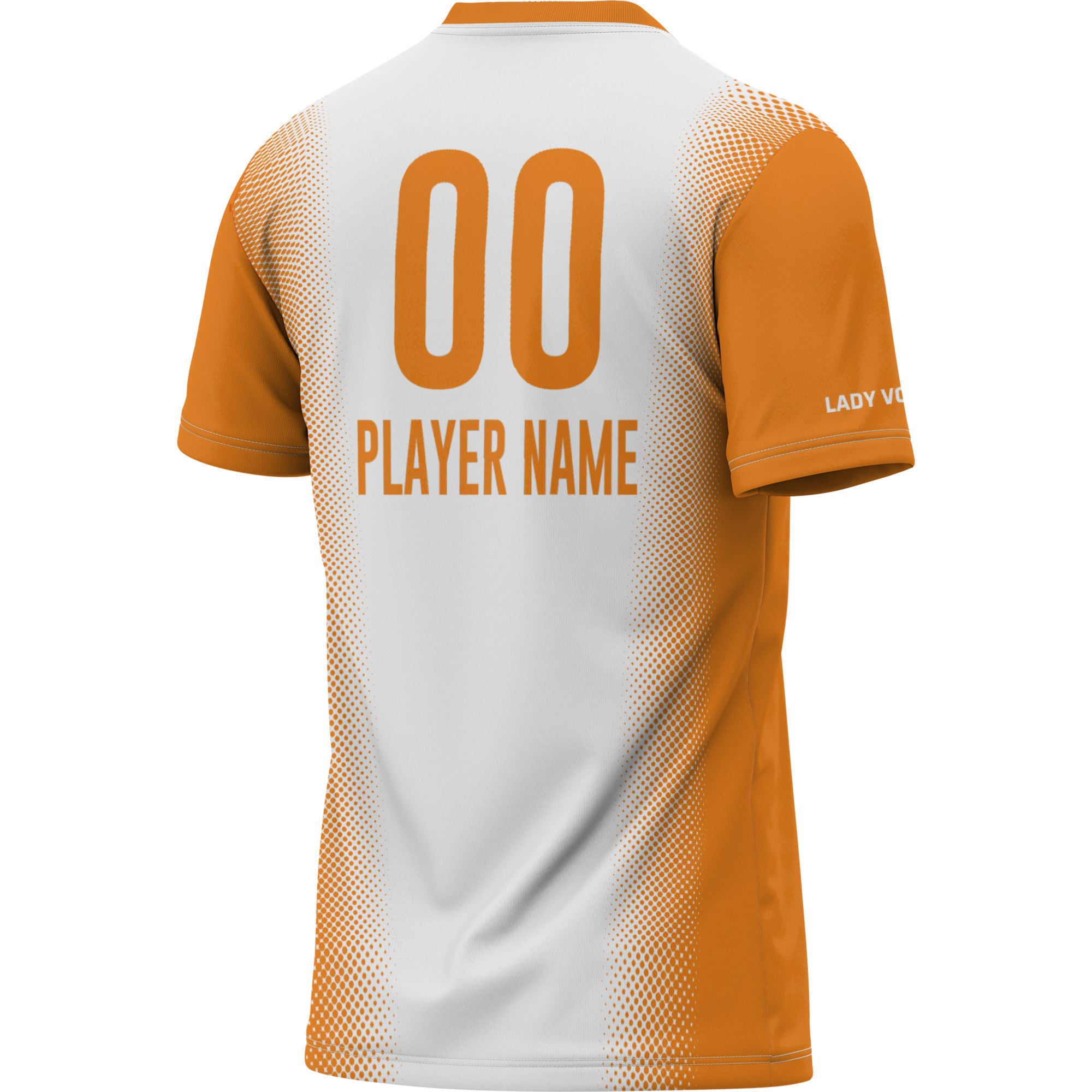 Tennessee Volunteers Youth Lightweight Women's Soccer Jersey White - back view