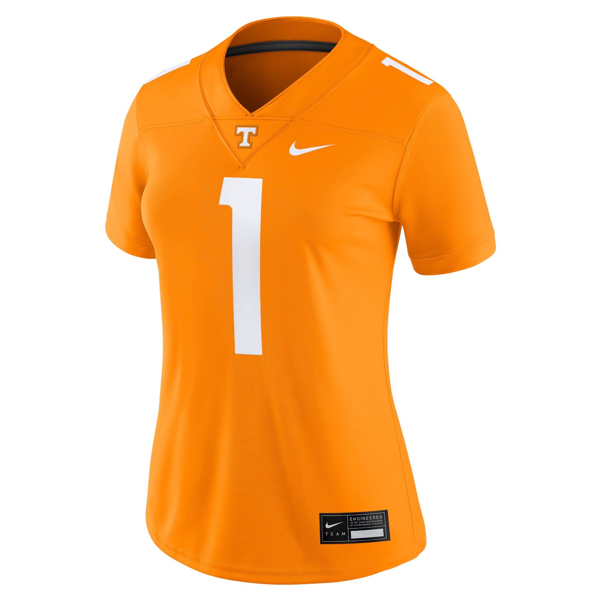 #1 Tennessee Volunteers Women's Jersey Tennessee Orange - front view