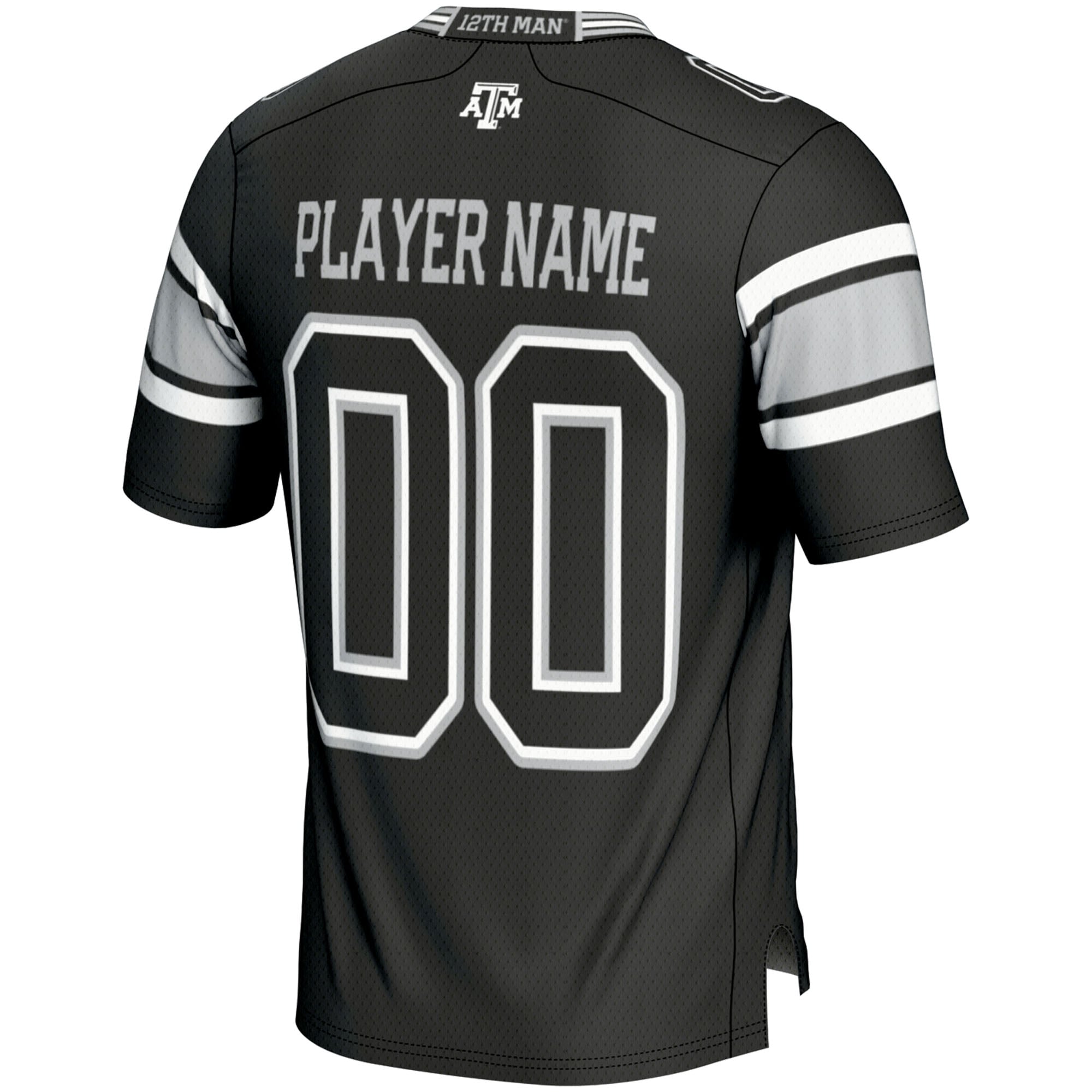 Texas A&M Aggies Football Jersey Black - back view