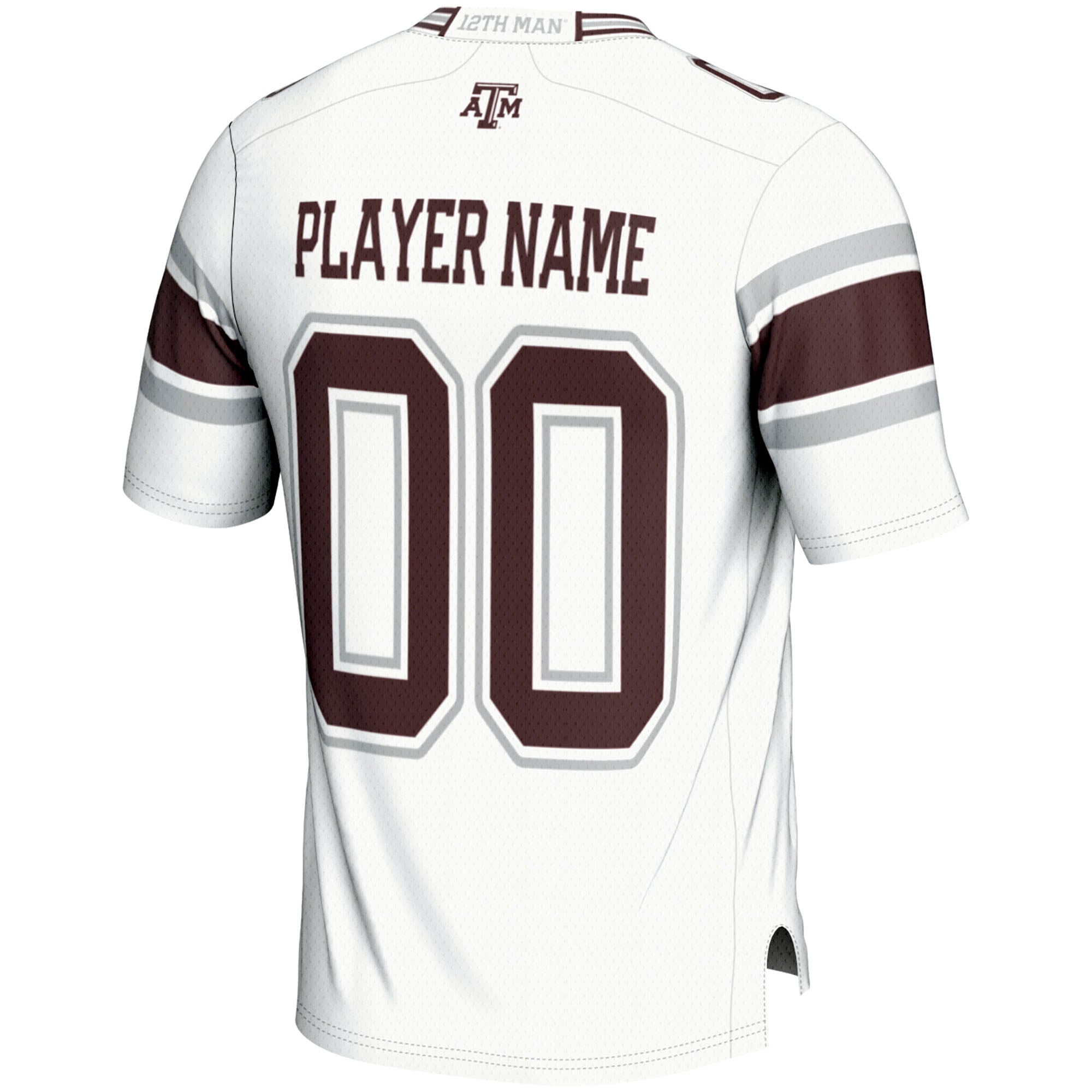 Texas A&M Aggies Football Jersey White - back view