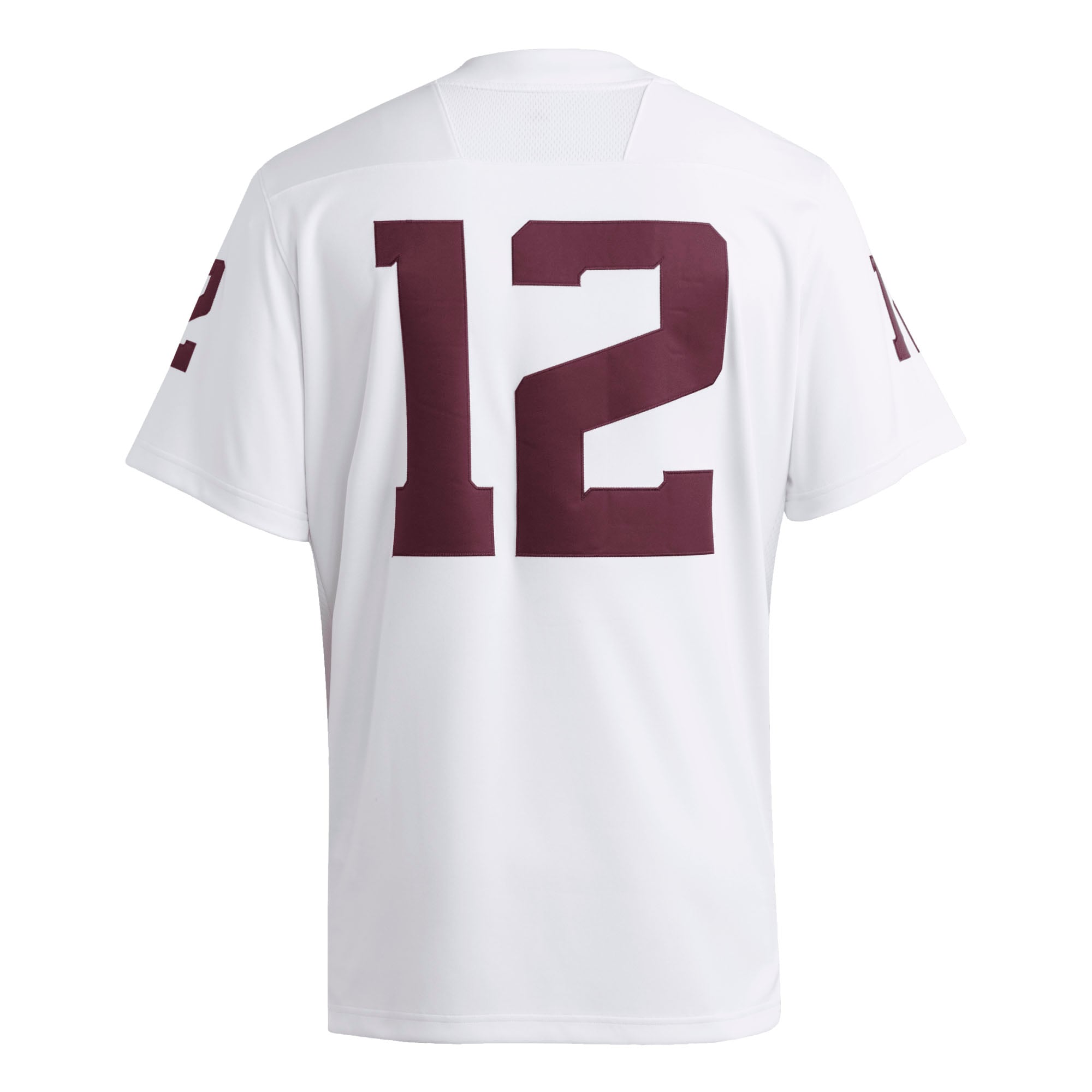 #12 Texas A&M Aggies Jersey White - detail view 1