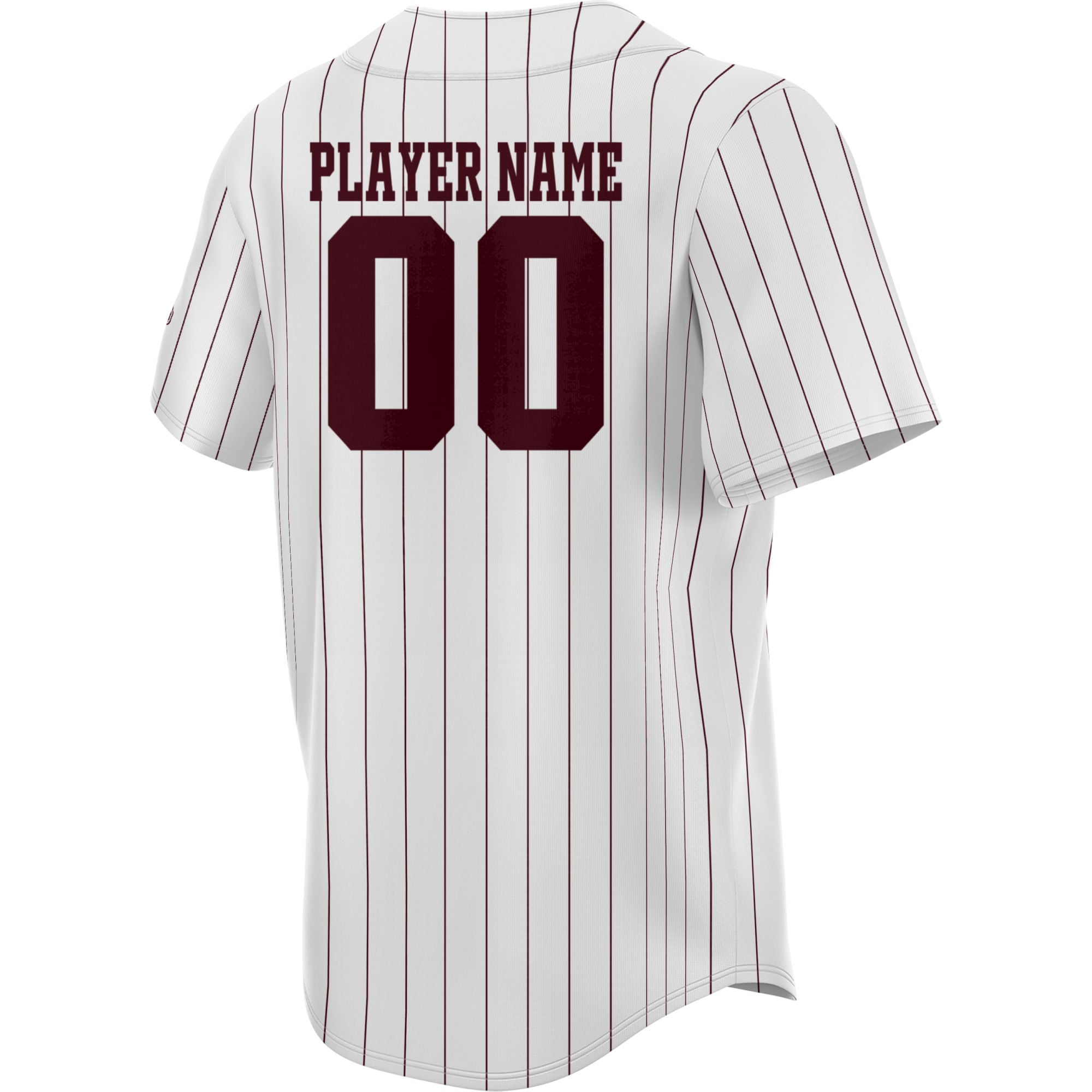 Texas A&M Aggies Lightweight Baseball Jersey White - back view