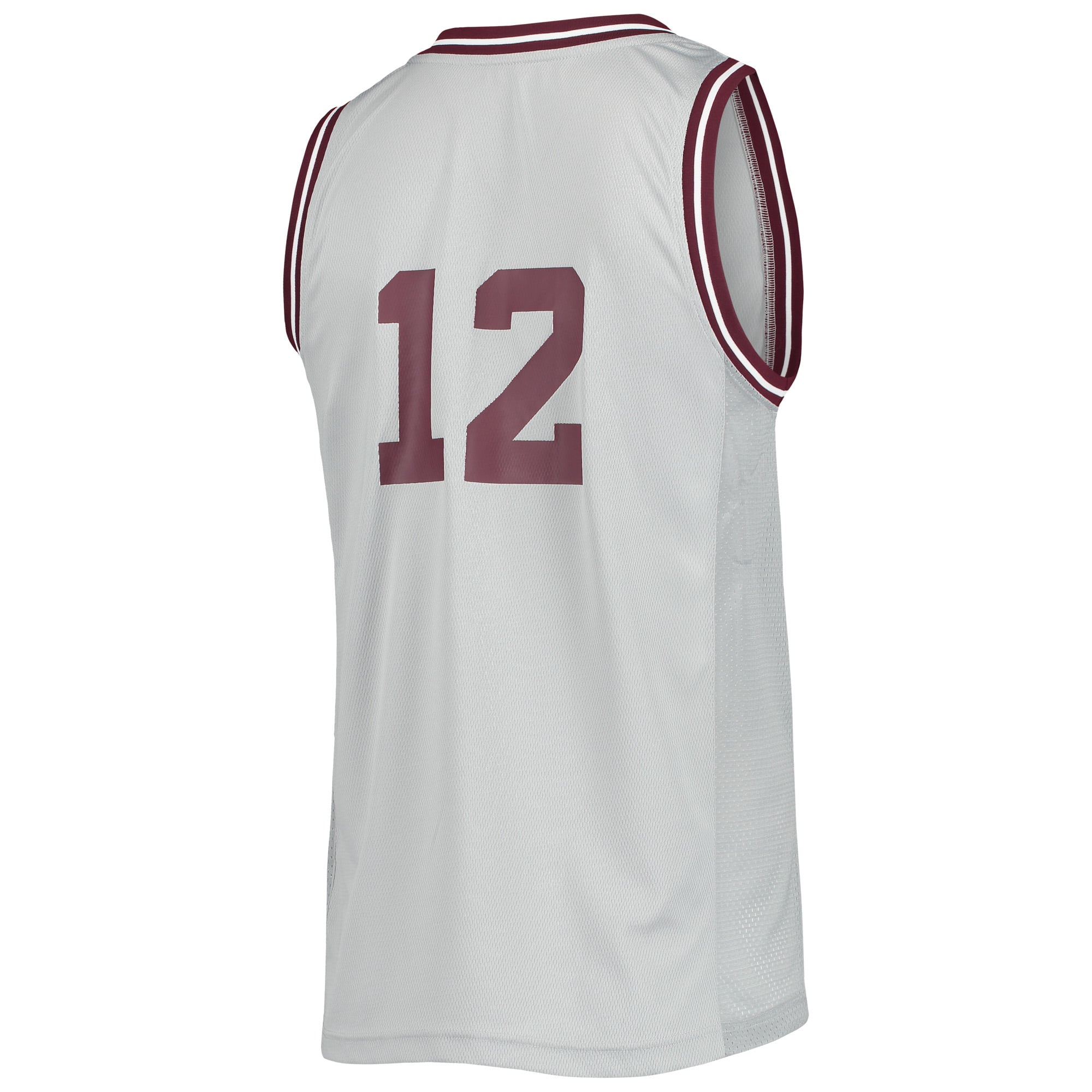 #12 Texas A&M Aggies Reverse Retro Jersey Gray - back view