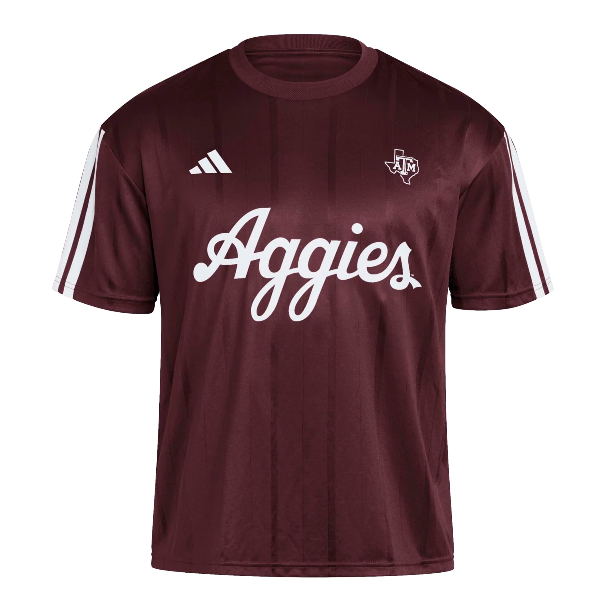 Texas A&M Aggies Soccer Fashion Jersey Maroon - front view