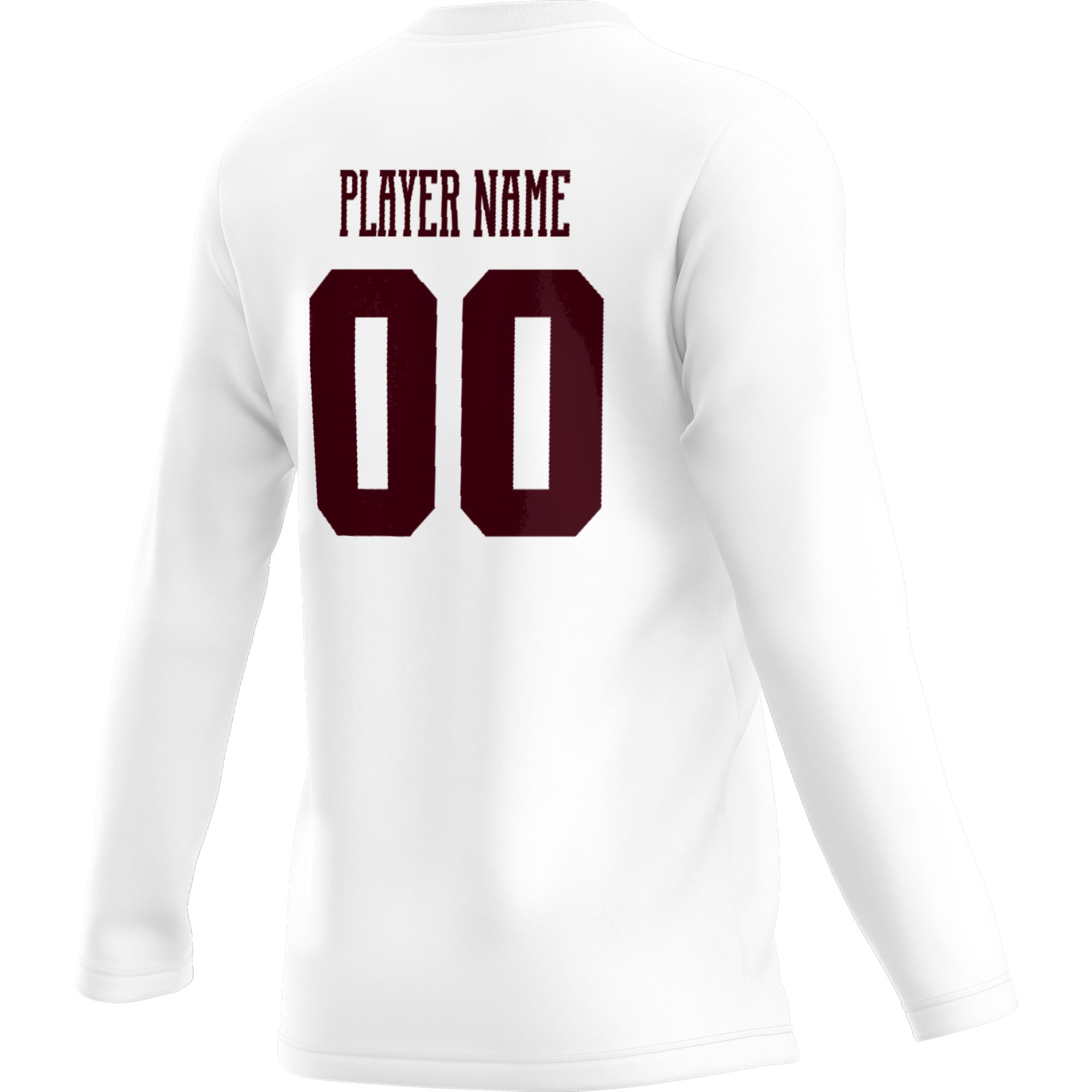 Texas A&M Aggies Unisex Lightweight Volleyball Jersey White - back view