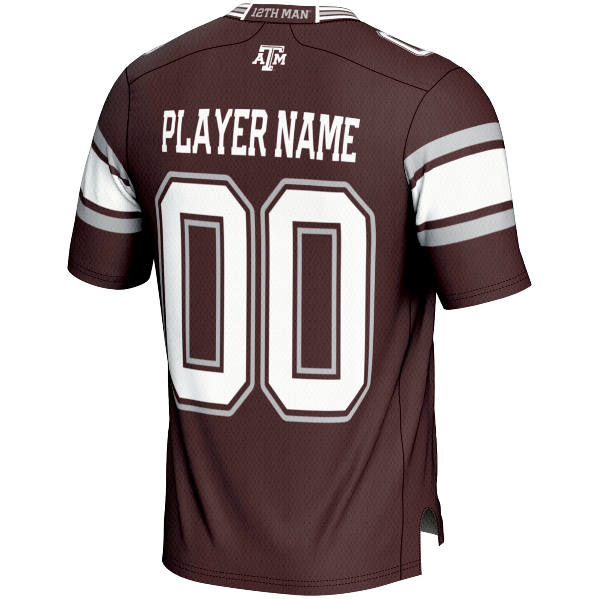Texas A&M Aggies Youth Football Jersey Maroon - back view