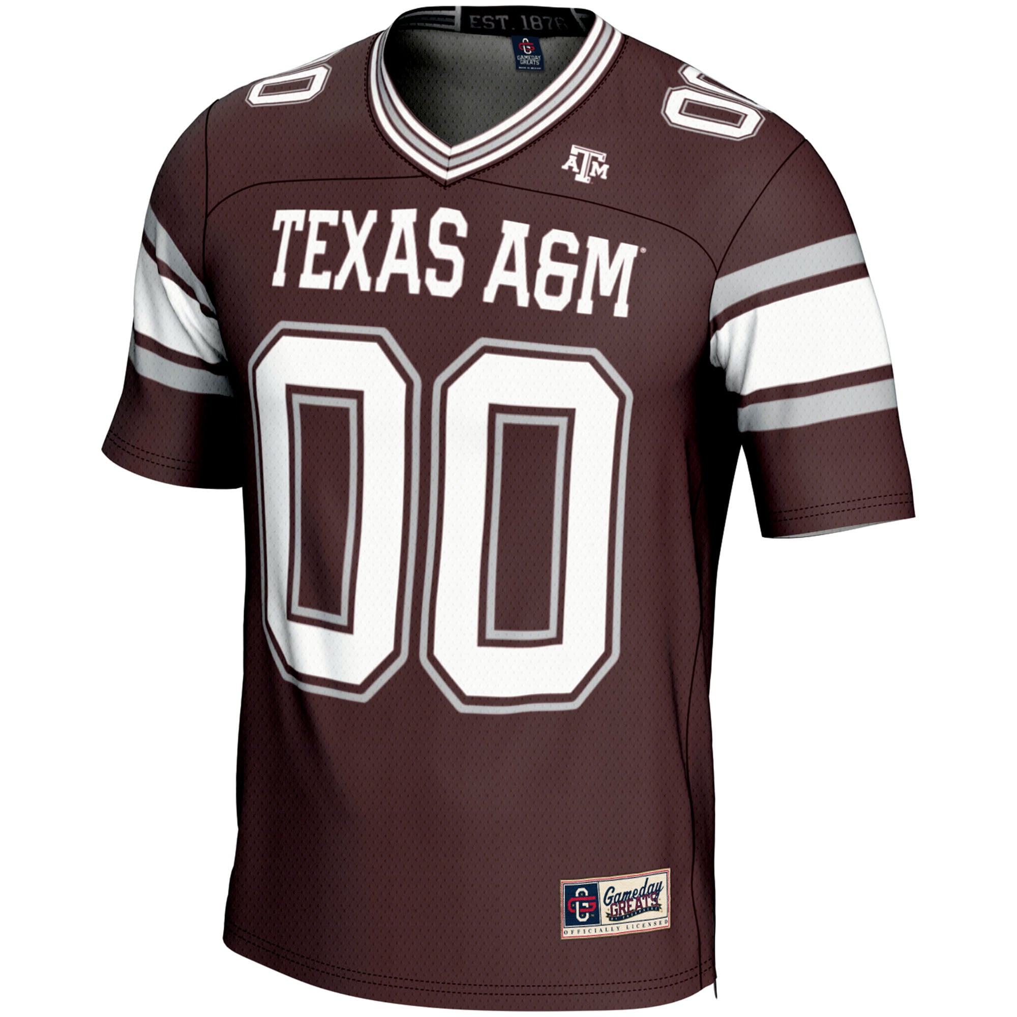 Texas A&M Aggies Youth Football Jersey Maroon - front view