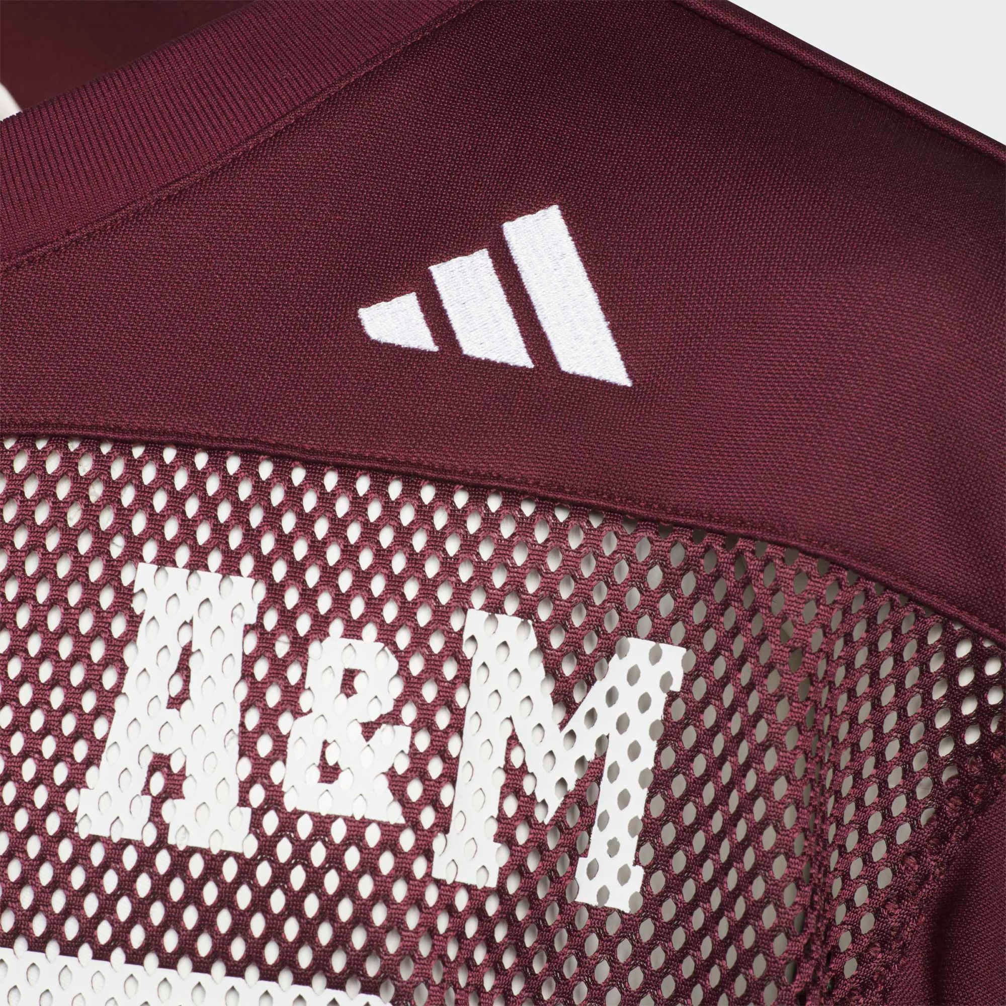 Texas A&M Aggies Youth Tailgate Jersey Maroon - detail view 1